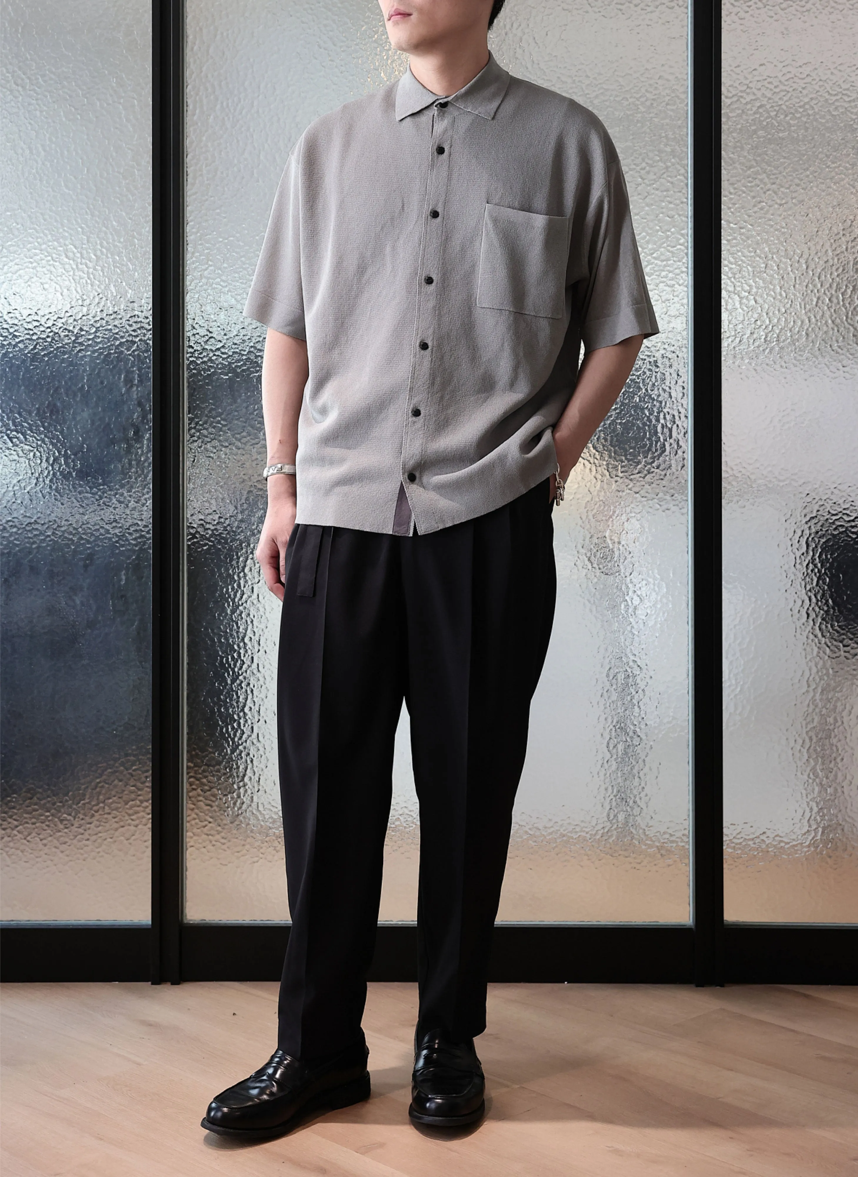 Polyester Business Knitted Shirt