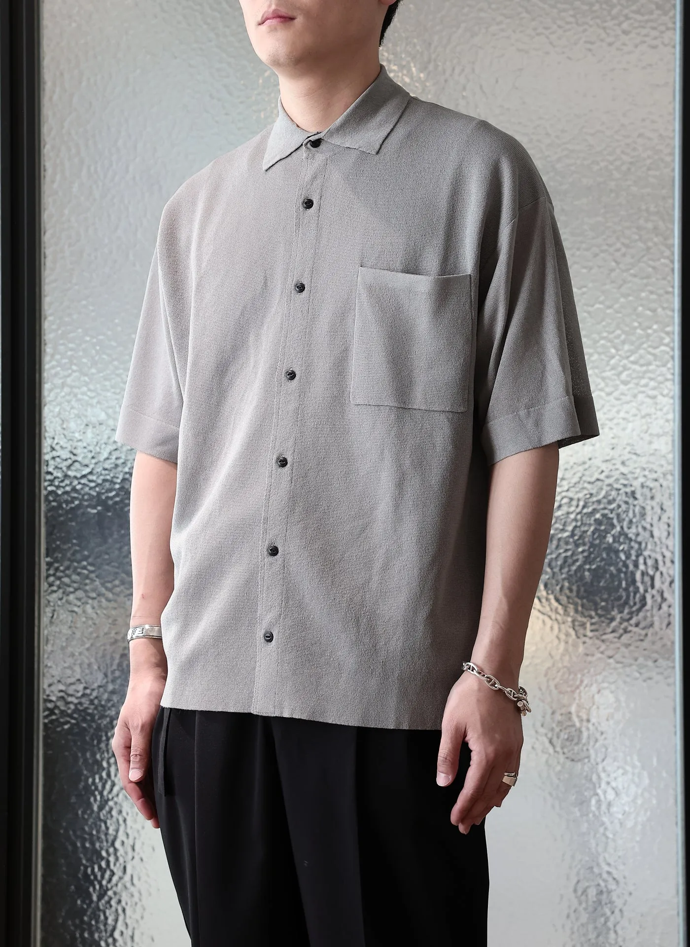 Polyester Business Knitted Shirt
