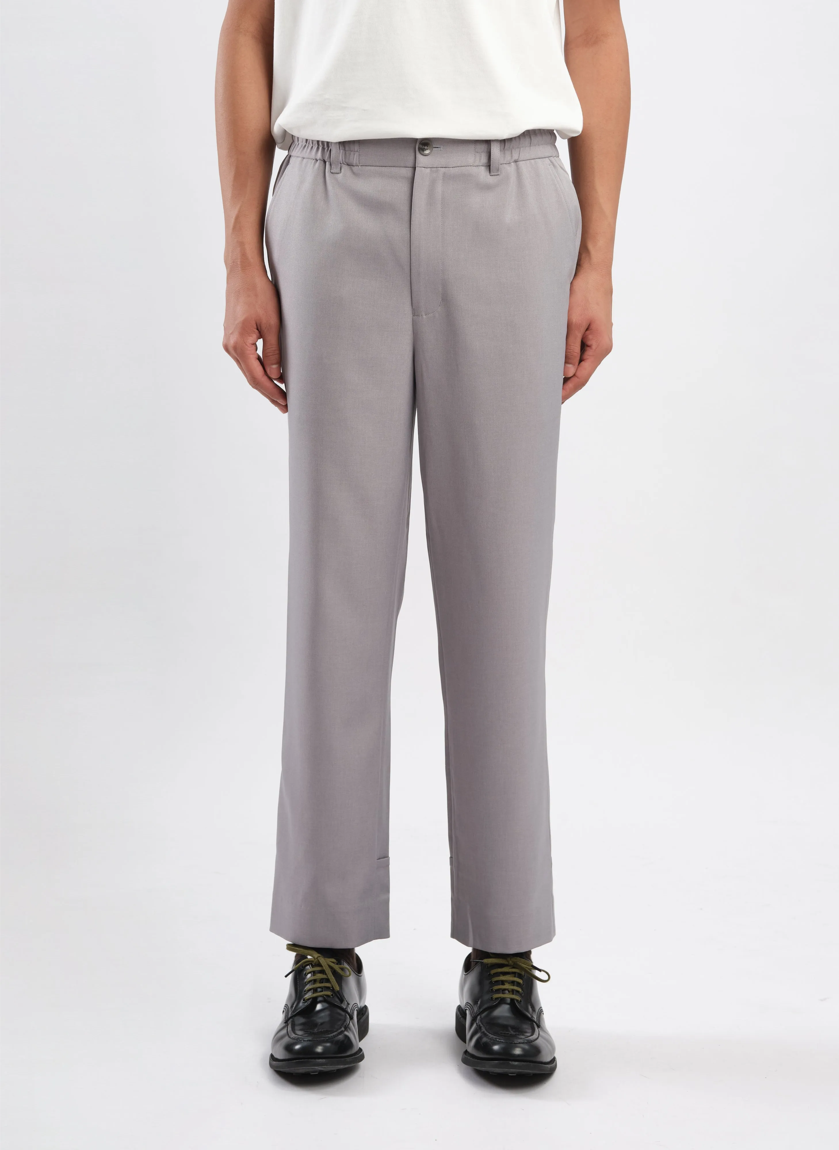 Polyester Regular Length Tapered Pants (P-14)
