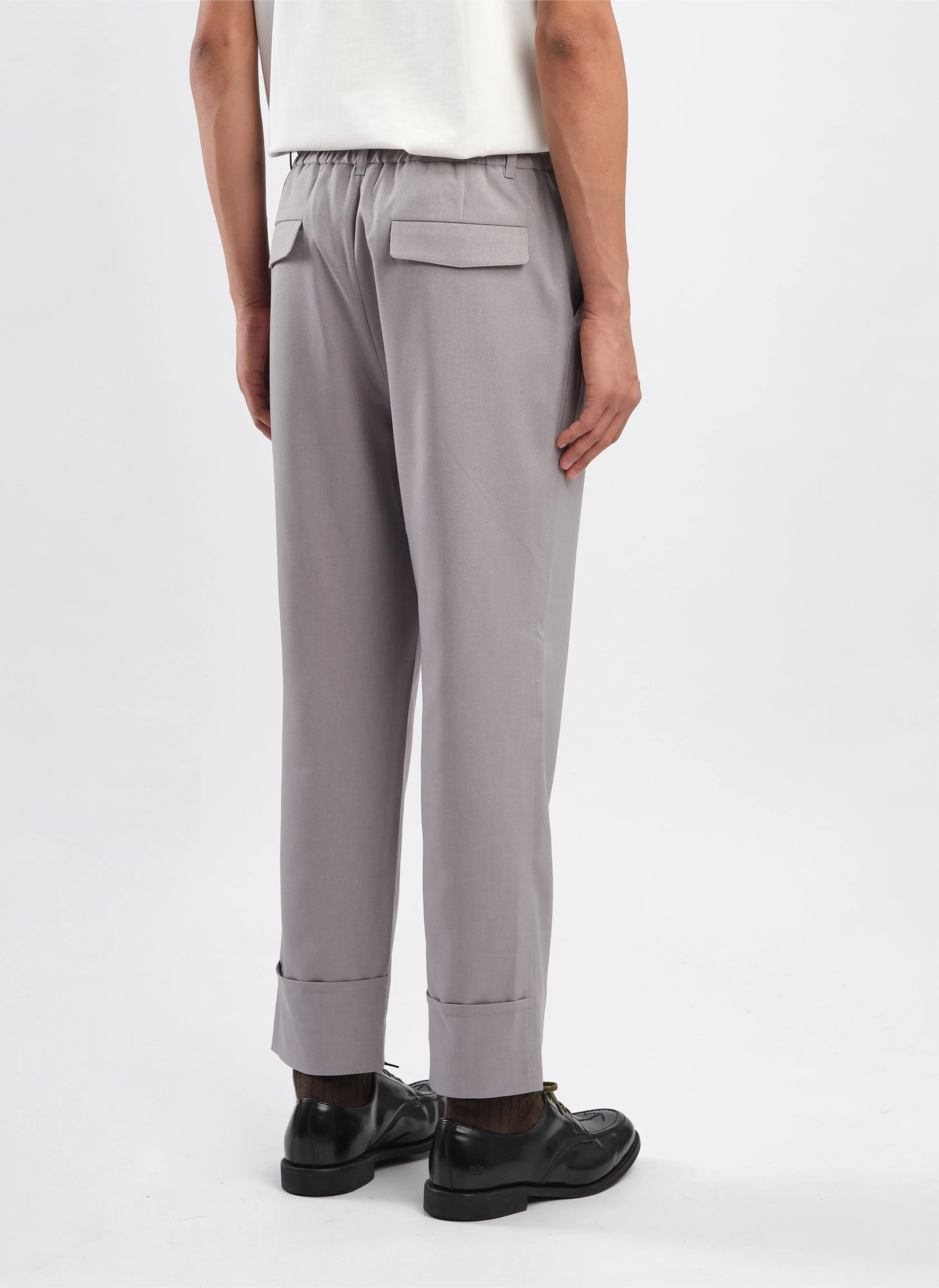 Polyester Regular Length Tapered Pants (P-14)