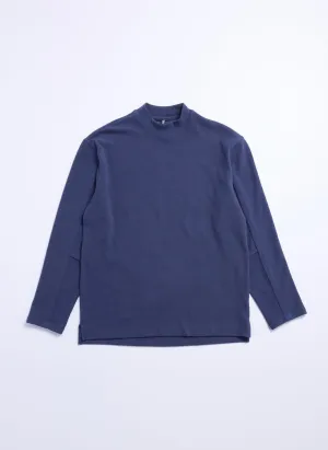 Polyester Velvet Fleece Mock Neck Top