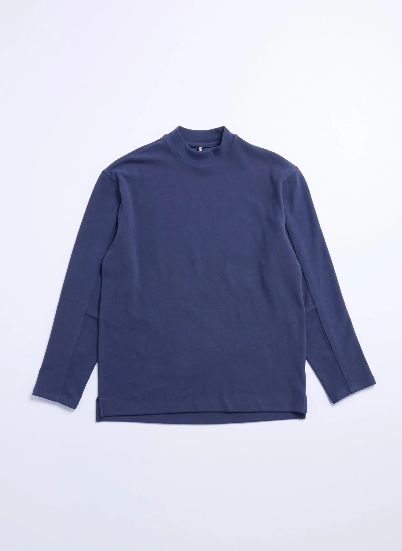Polyester Velvet Fleece Mock Neck Top