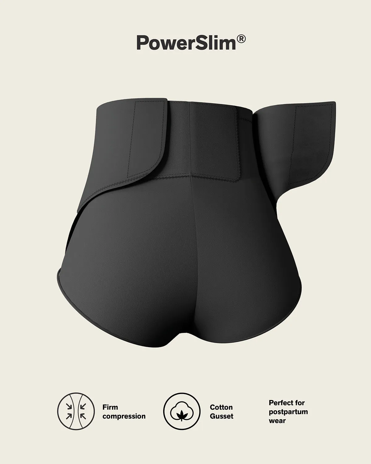 Post-Surgical Velcro Closure Firm Compression Binder