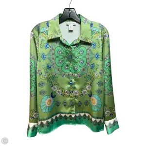 Scarf Top Long Sleeve By Rachel Zoe In Green, Size: S