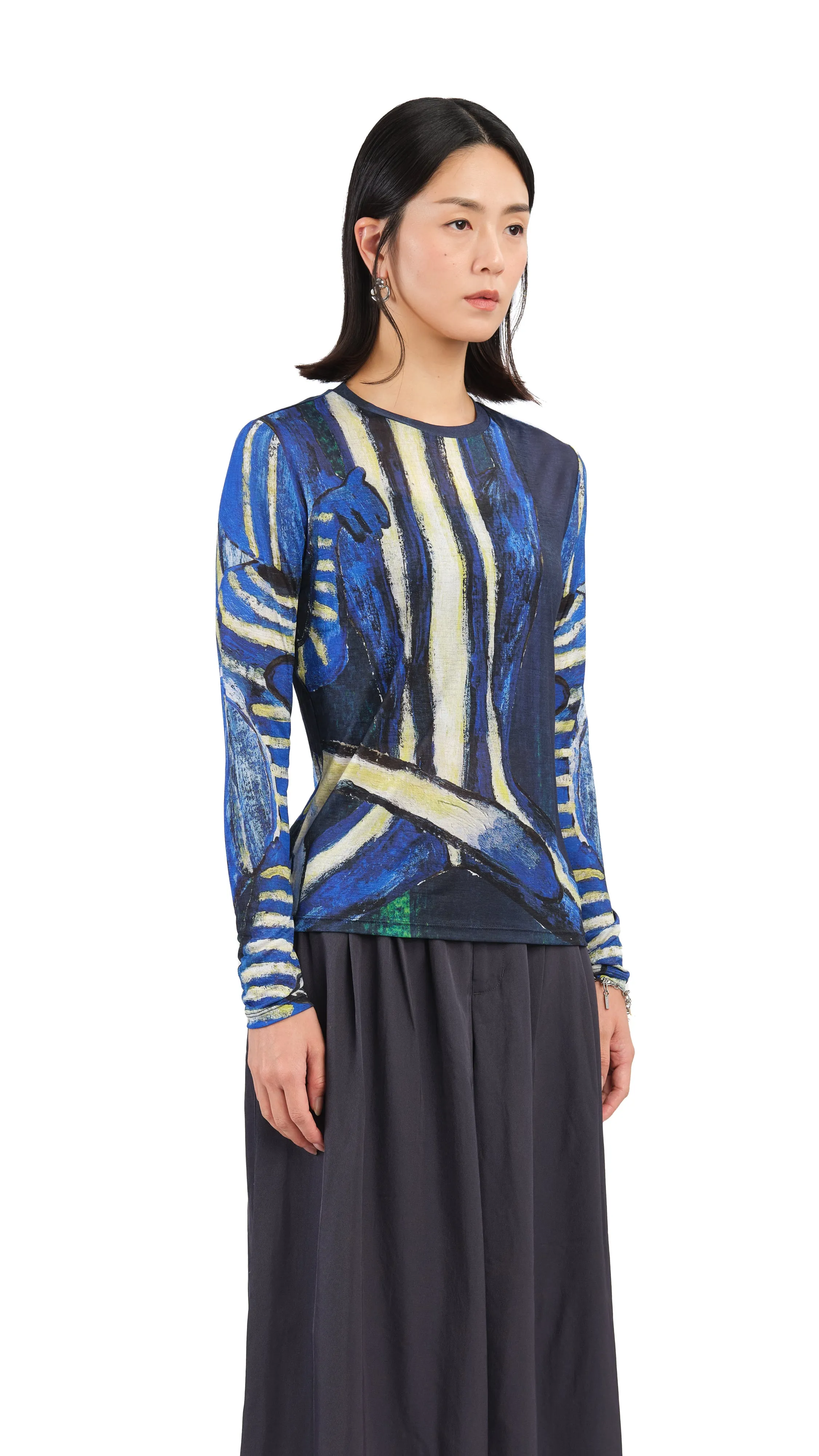 Selk'Nam Graphic Printed Tight Top