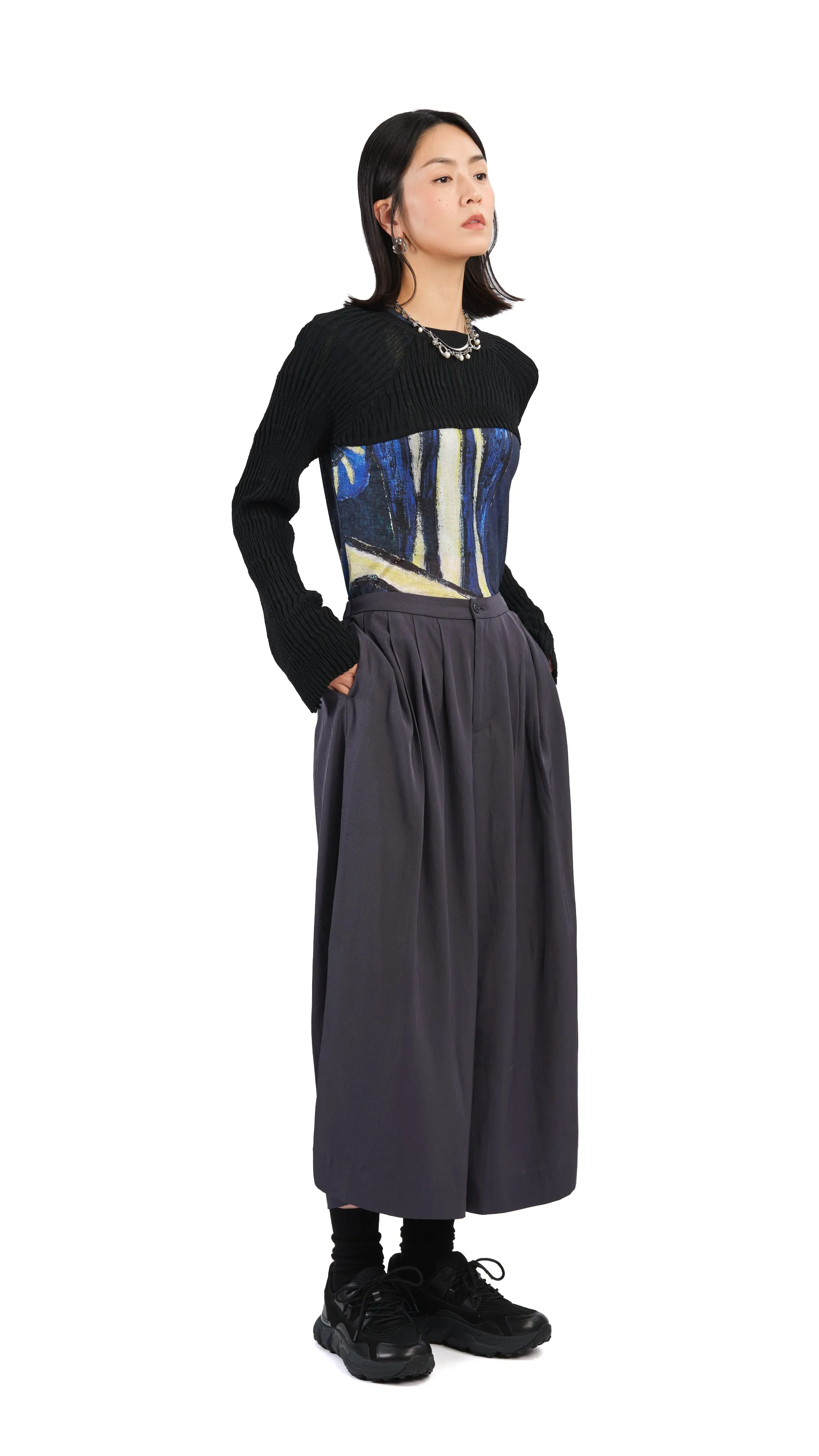 Selk'Nam Graphic Printed Tight Top