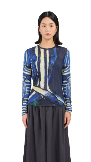 Selk'Nam Graphic Printed Tight Top
