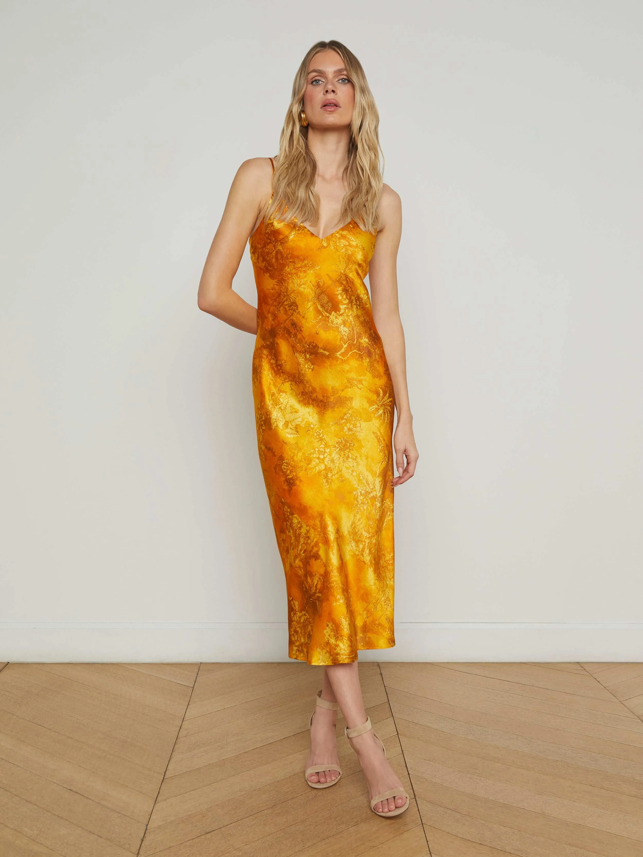 Seridie Silk Slip Dress