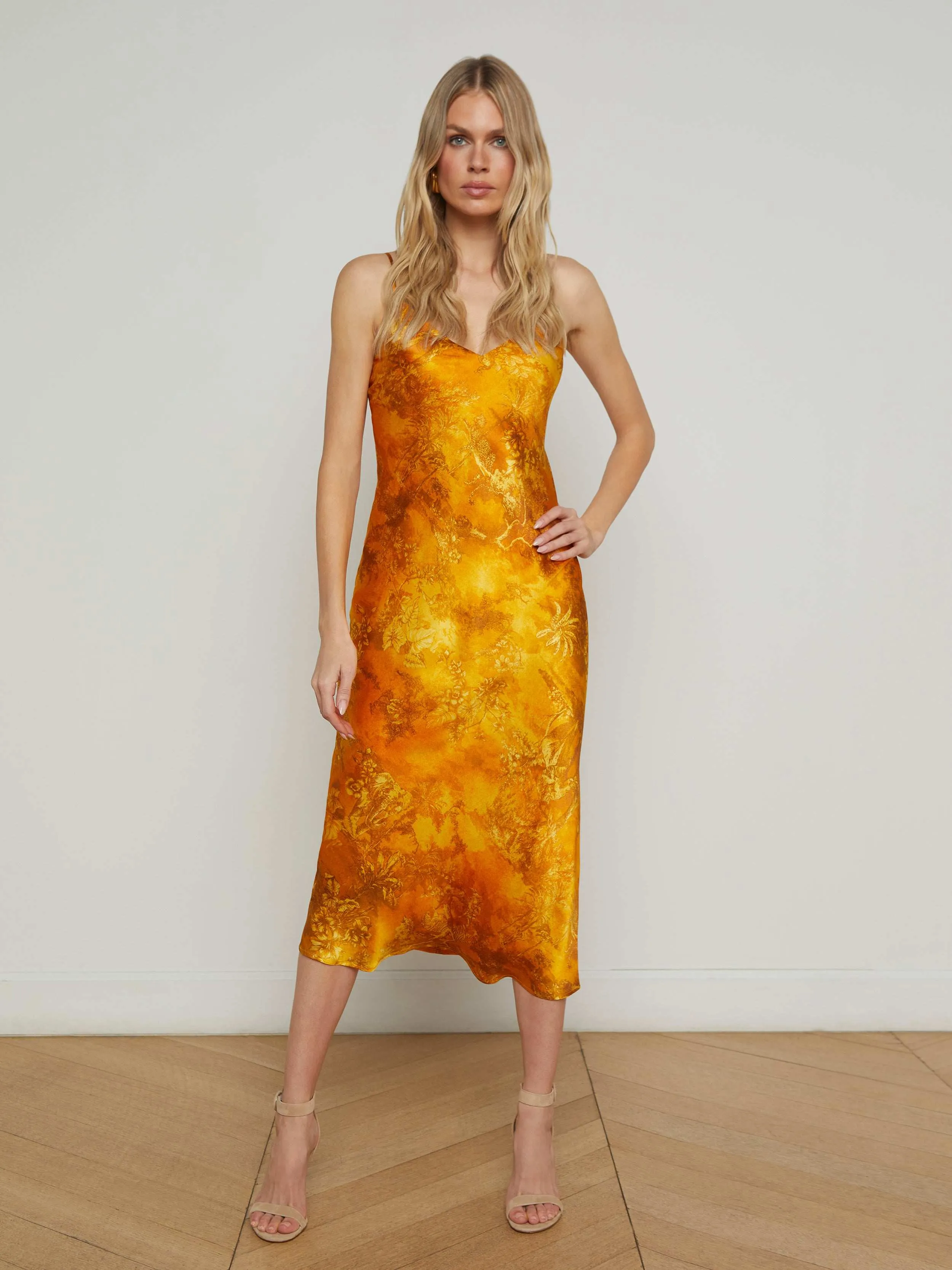Seridie Silk Slip Dress