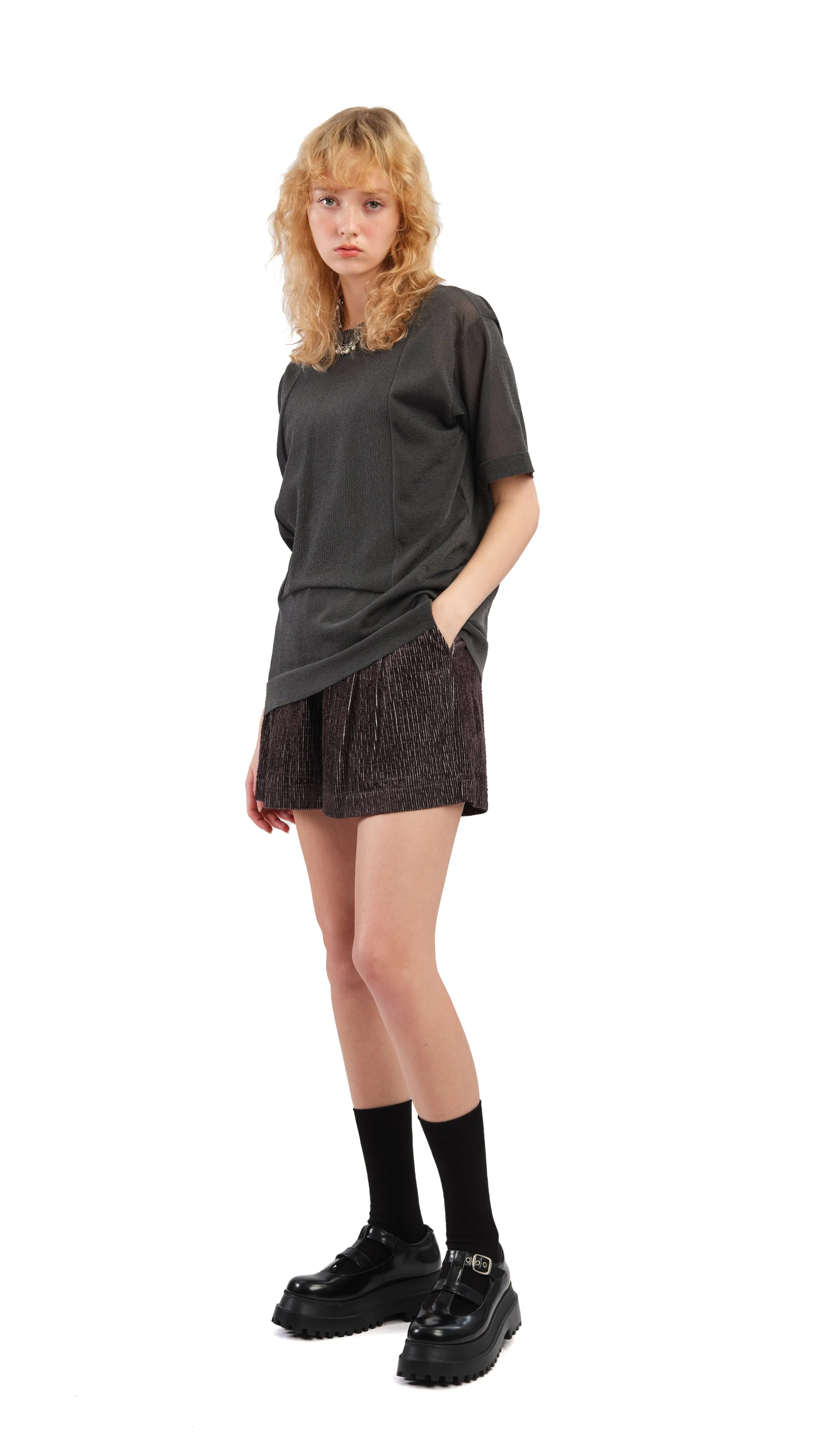 Sheer Knit Tee
