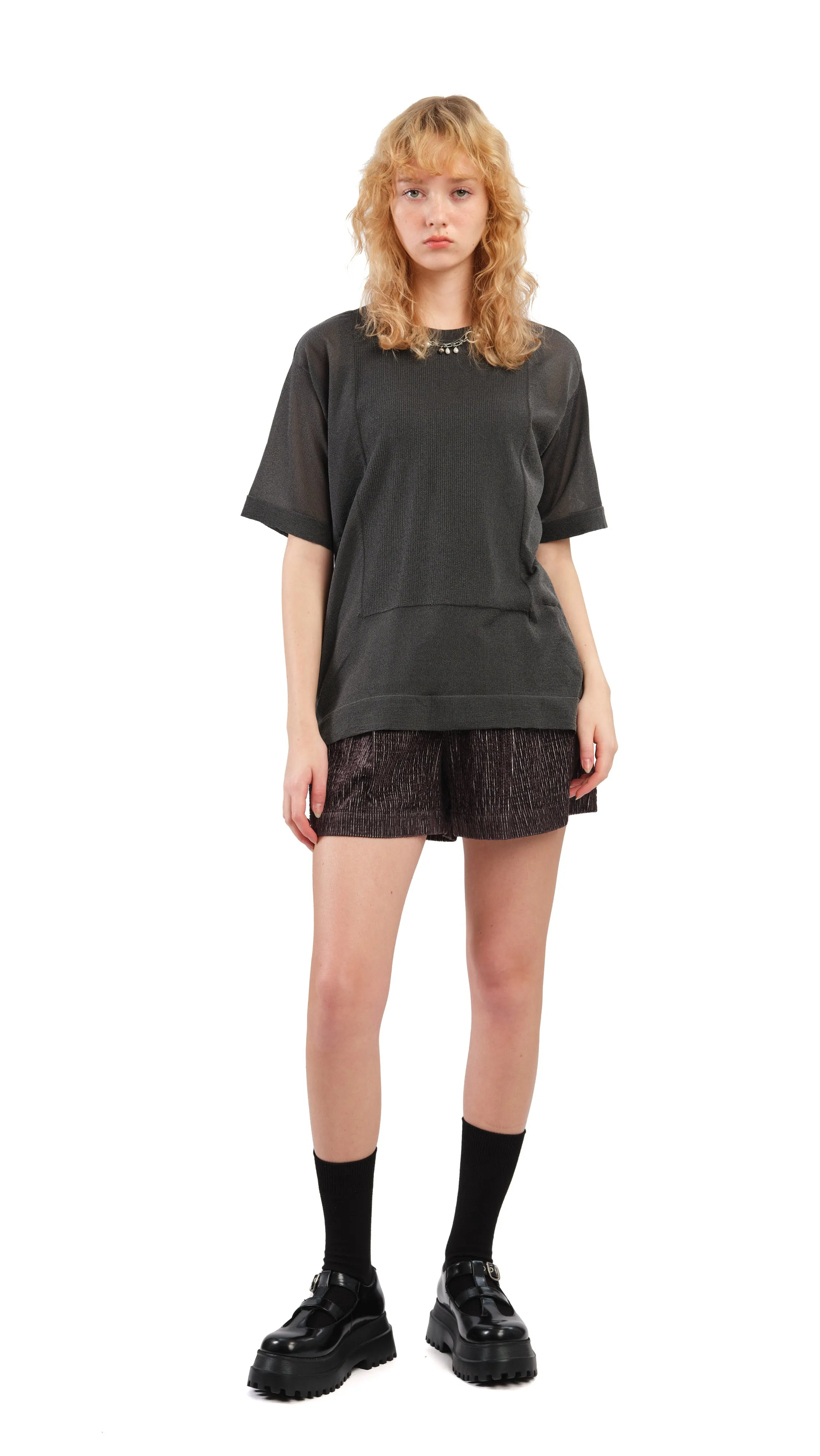 Sheer Knit Tee