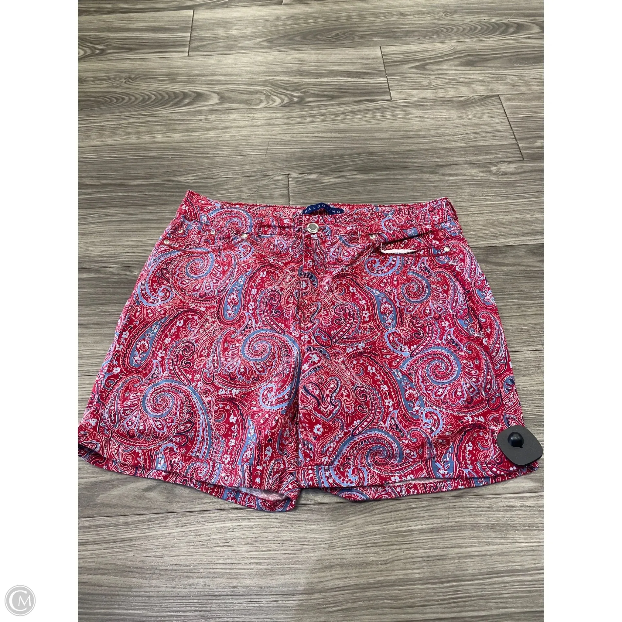 Shorts By Bandolino In Blue & Red, Size: 12