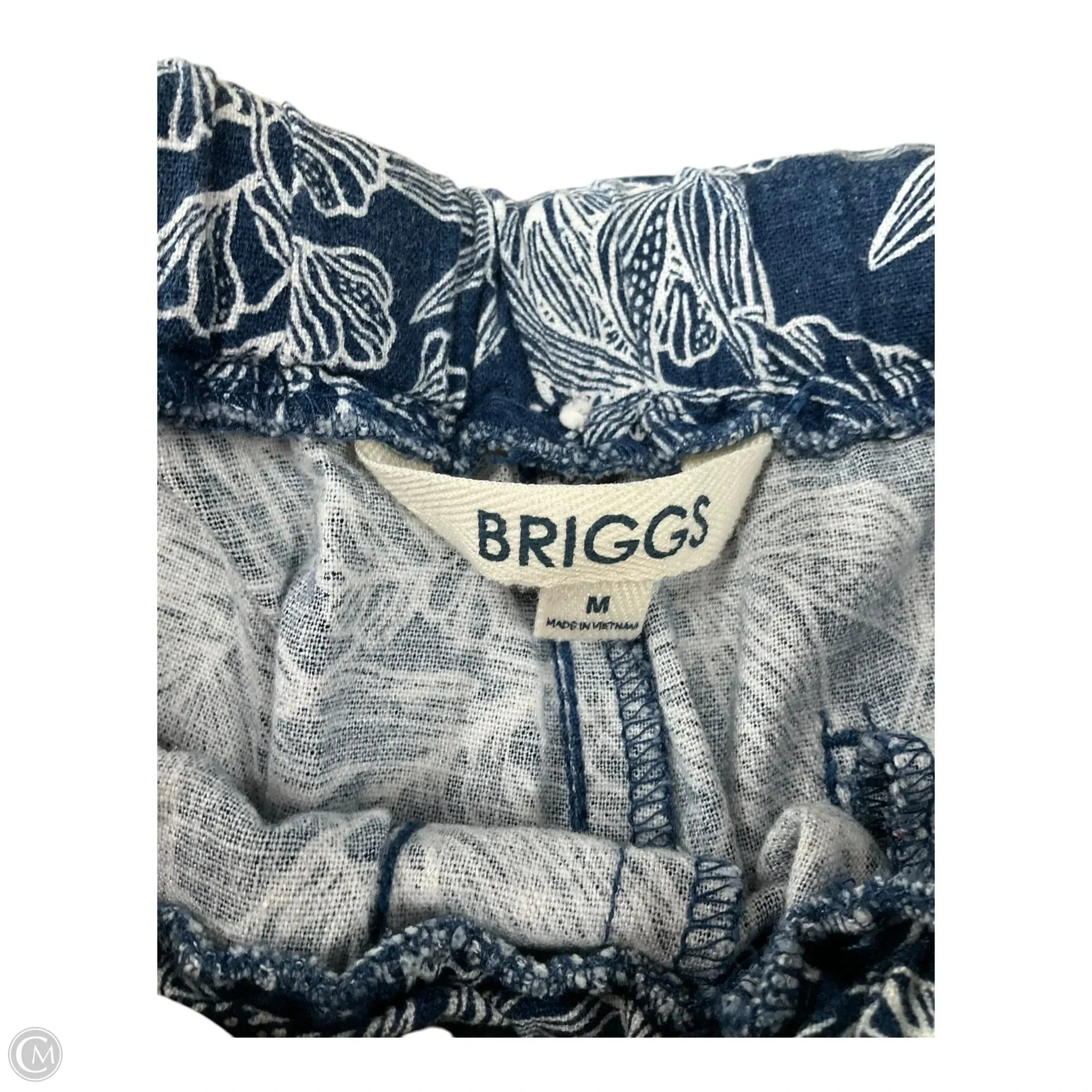 Shorts By Briggs In Blue & White, Size: 8