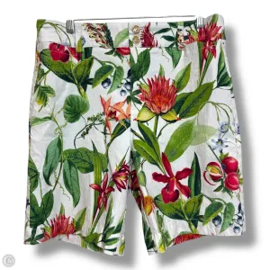 Shorts By Chicos In Floral Print, Size: M