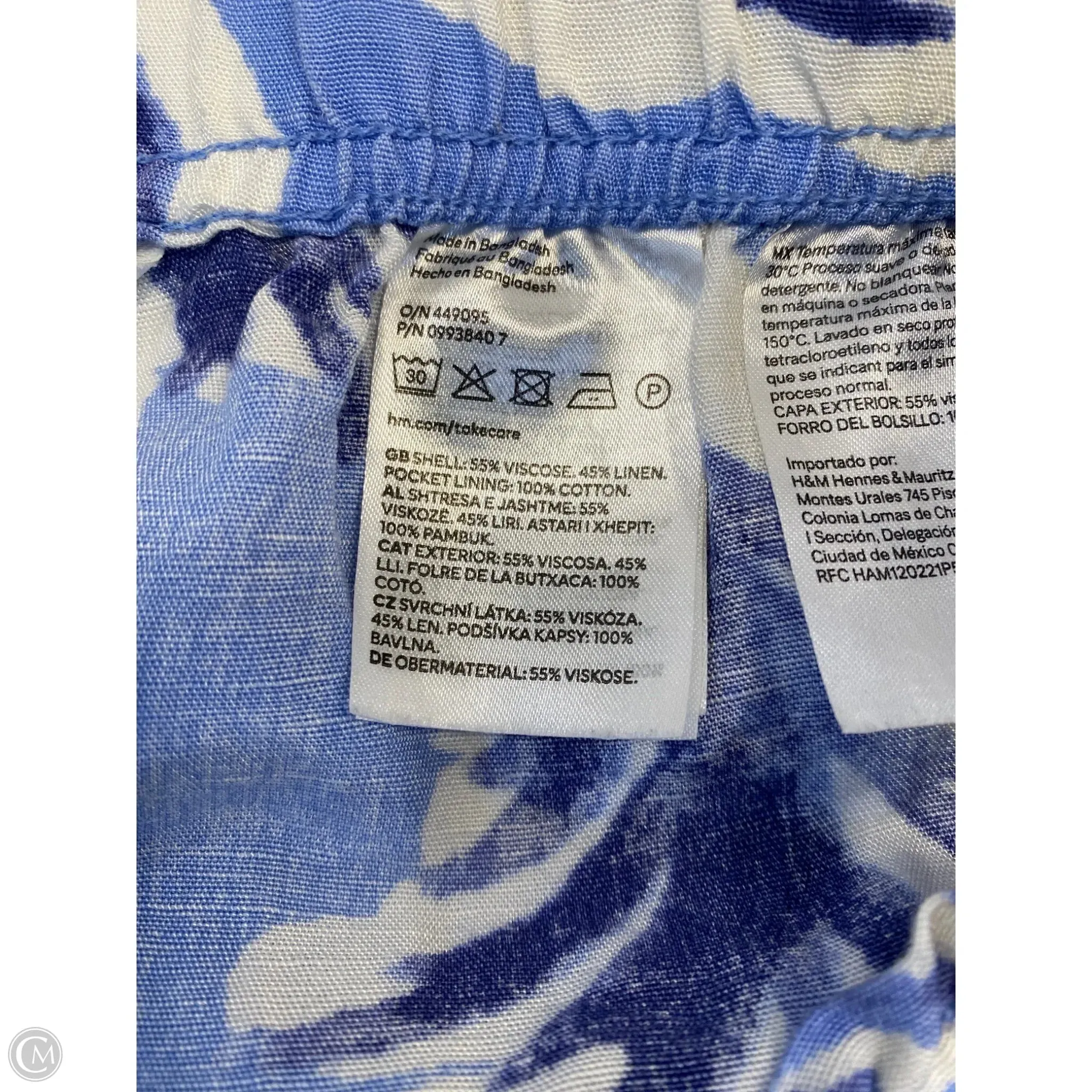 Shorts By H&m In Blue, Size: L