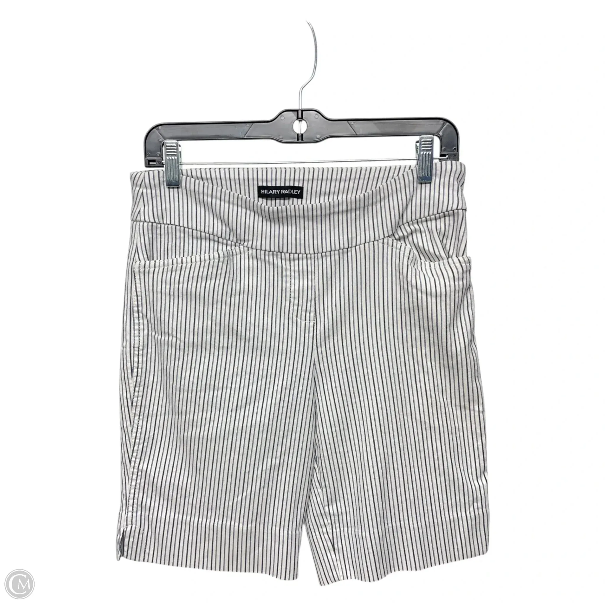 Shorts By Hilary Radley In Striped Pattern, Size: M