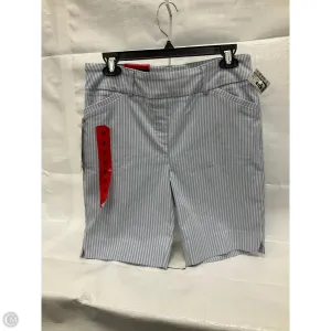 Shorts By Hilary Radley In Striped Pattern, Size: M