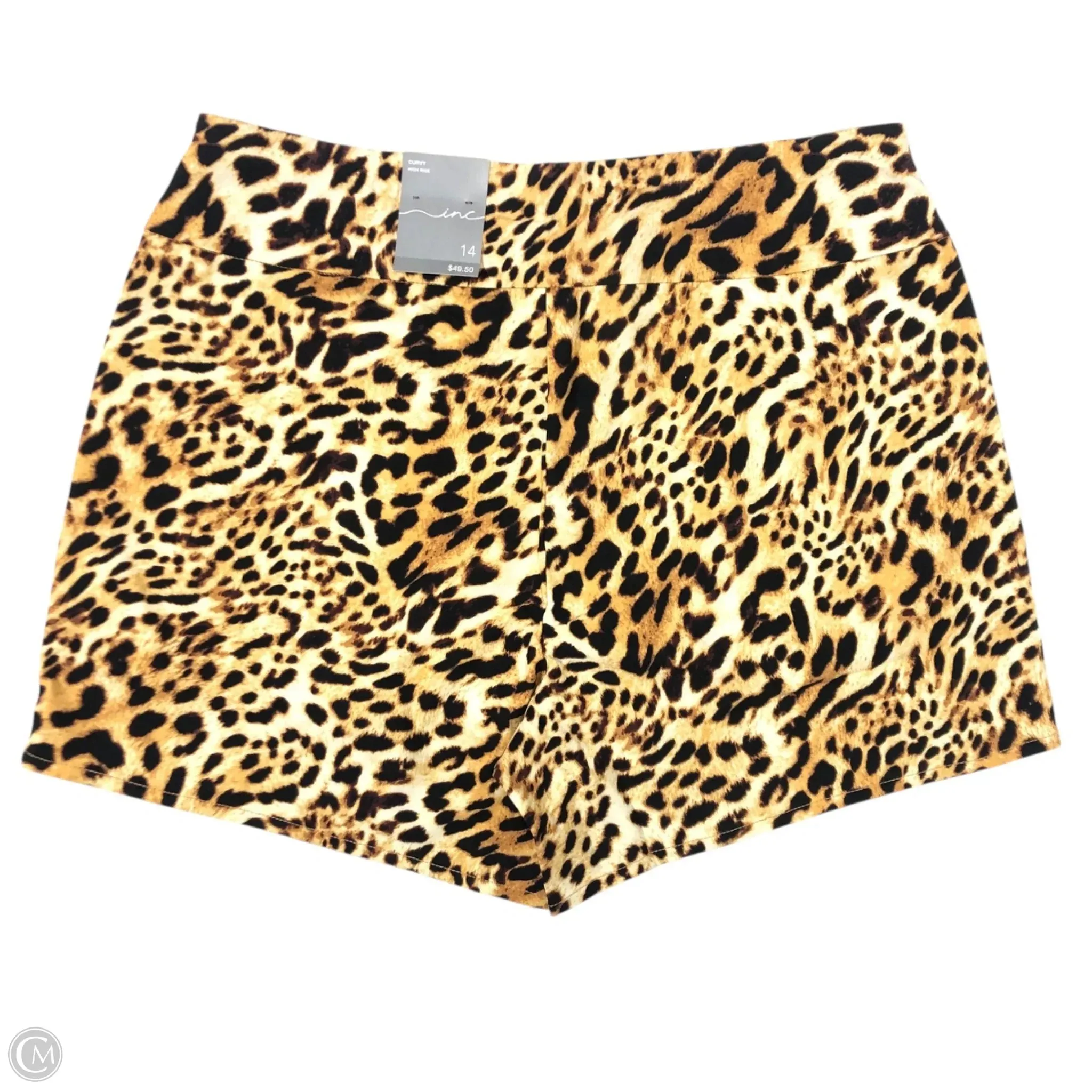 Shorts By International Concepts In Animal Print, Size: 14