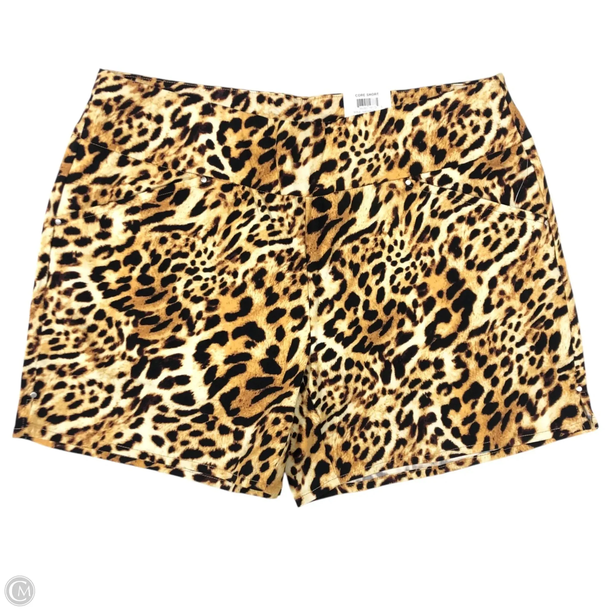 Shorts By International Concepts In Animal Print, Size: 14