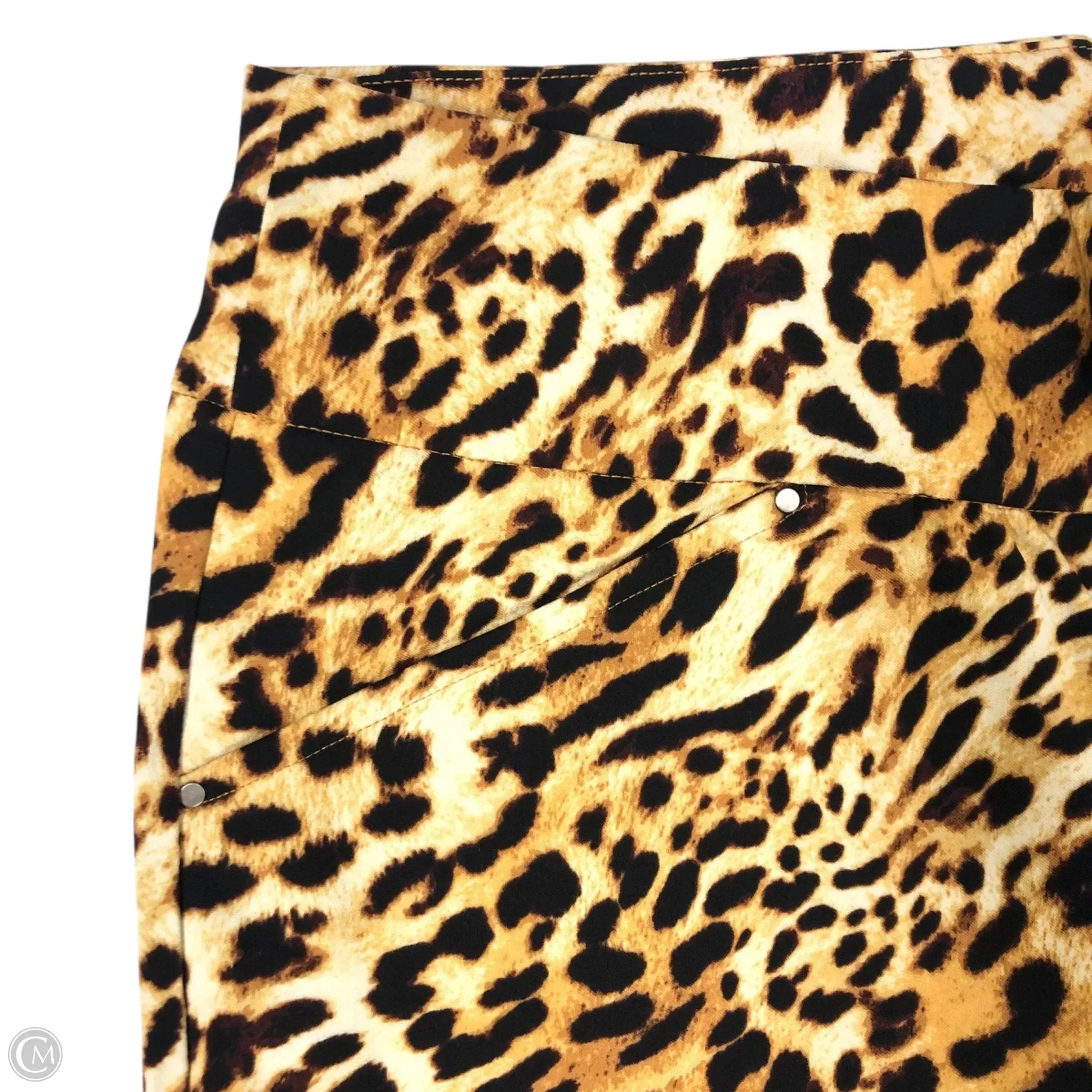 Shorts By International Concepts In Animal Print, Size: 14