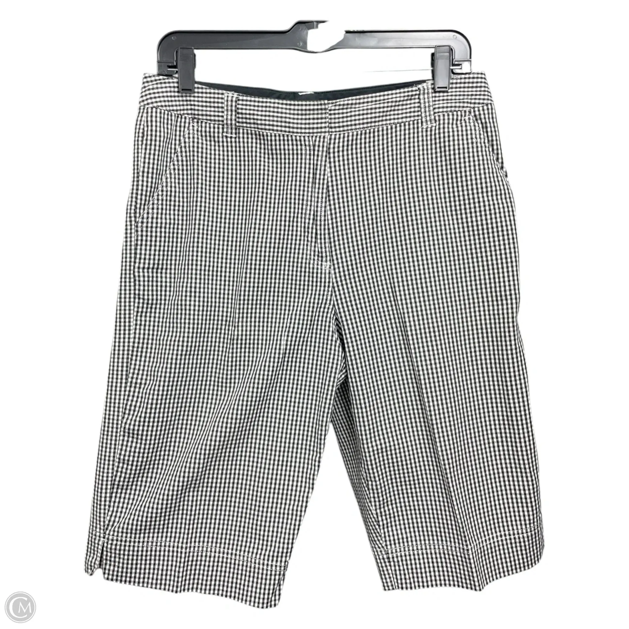 Shorts By Kim Rogers In Black & White, Size: M