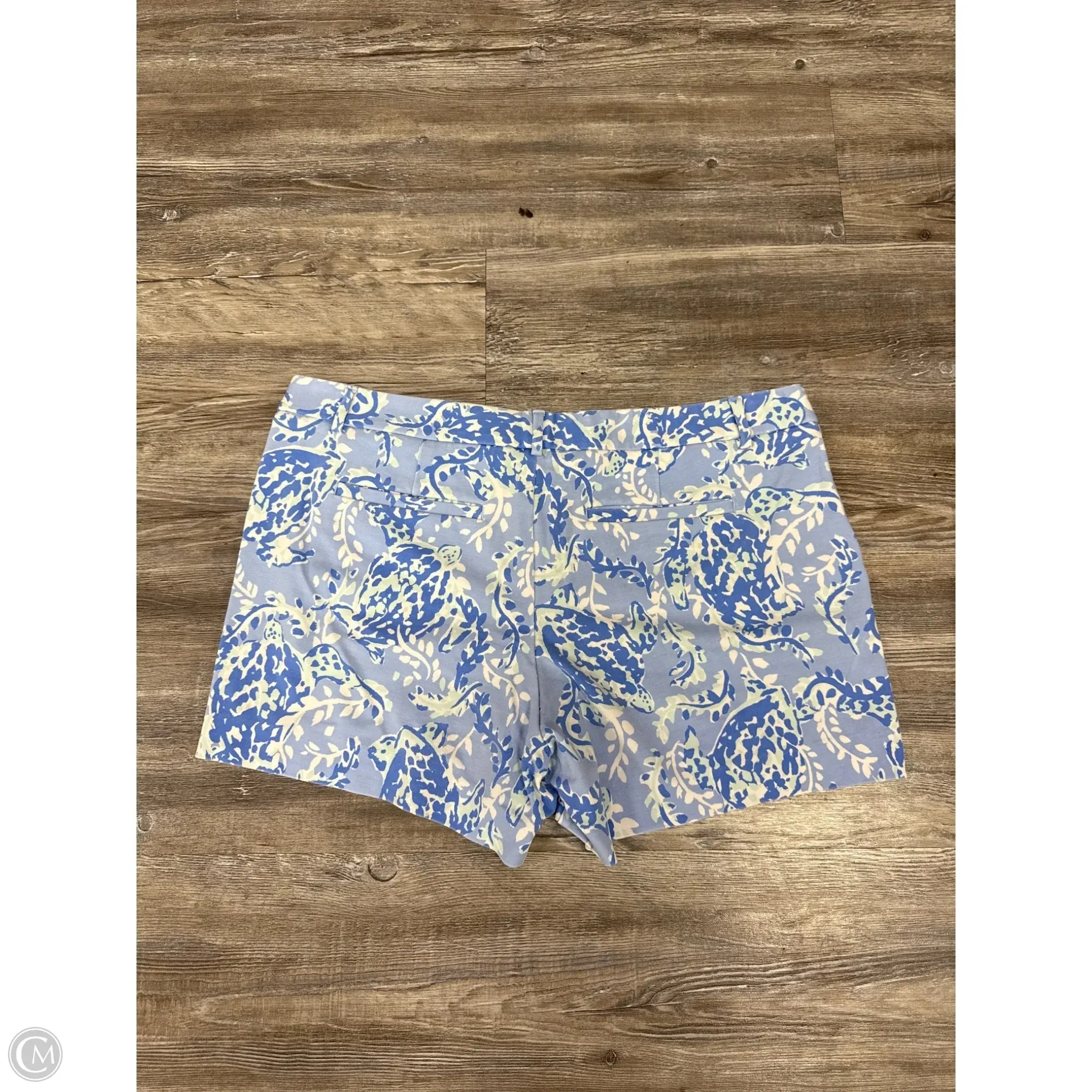 Shorts By Lilly Pulitzer In Blue & White, Size: 14