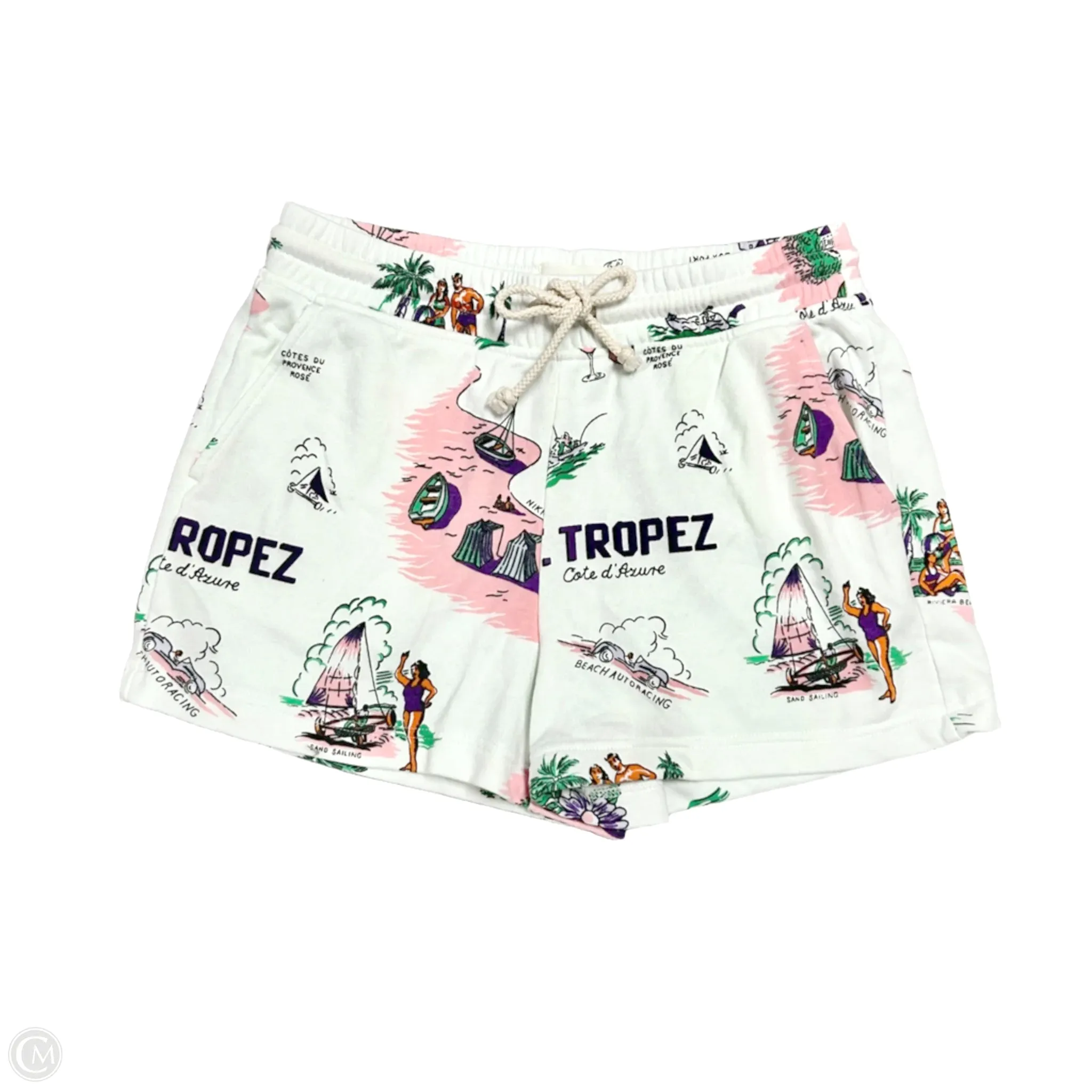 Shorts By Lou And Grey In Purple & White, Size: S