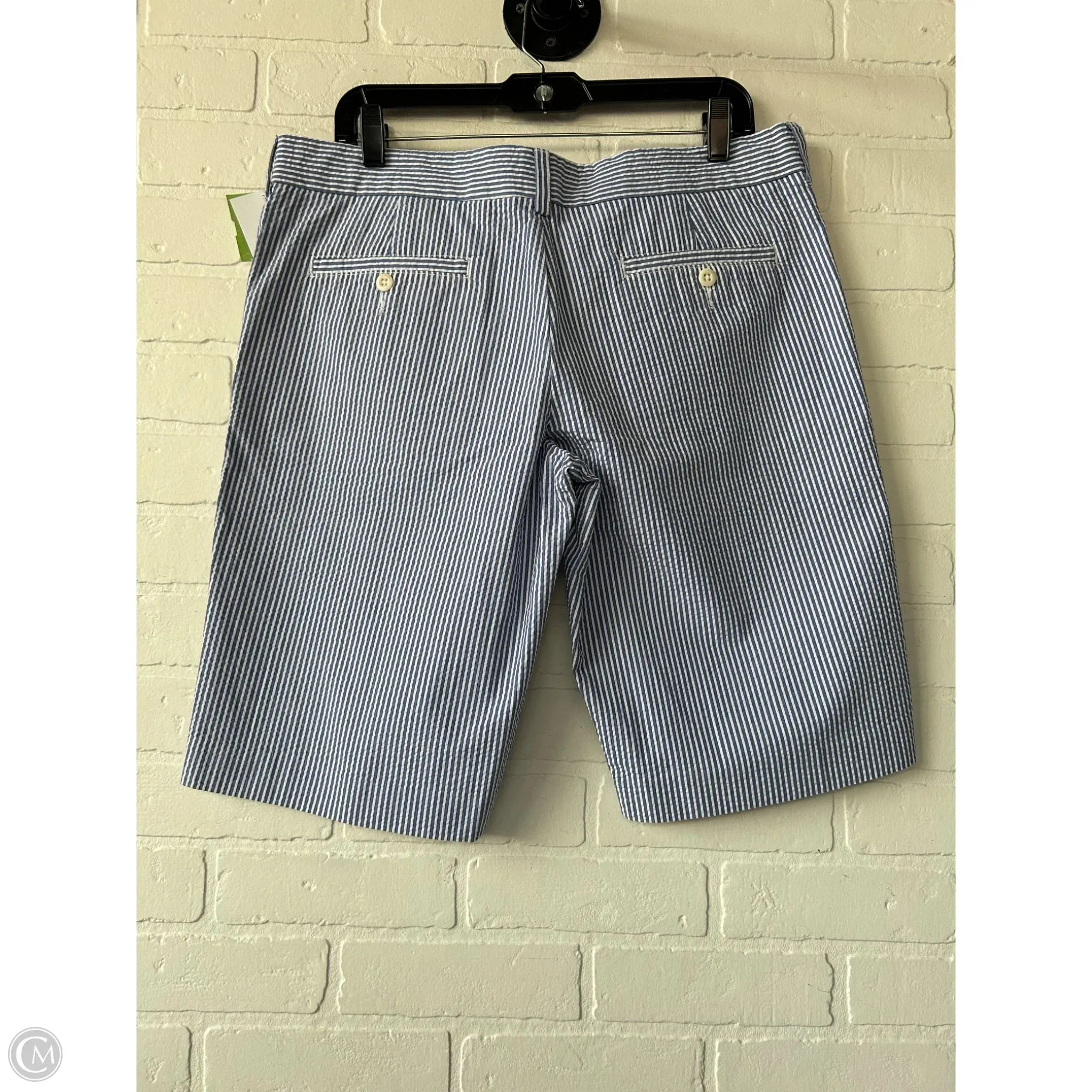 Shorts By Ralph Lauren In Blue & White, Size: 12