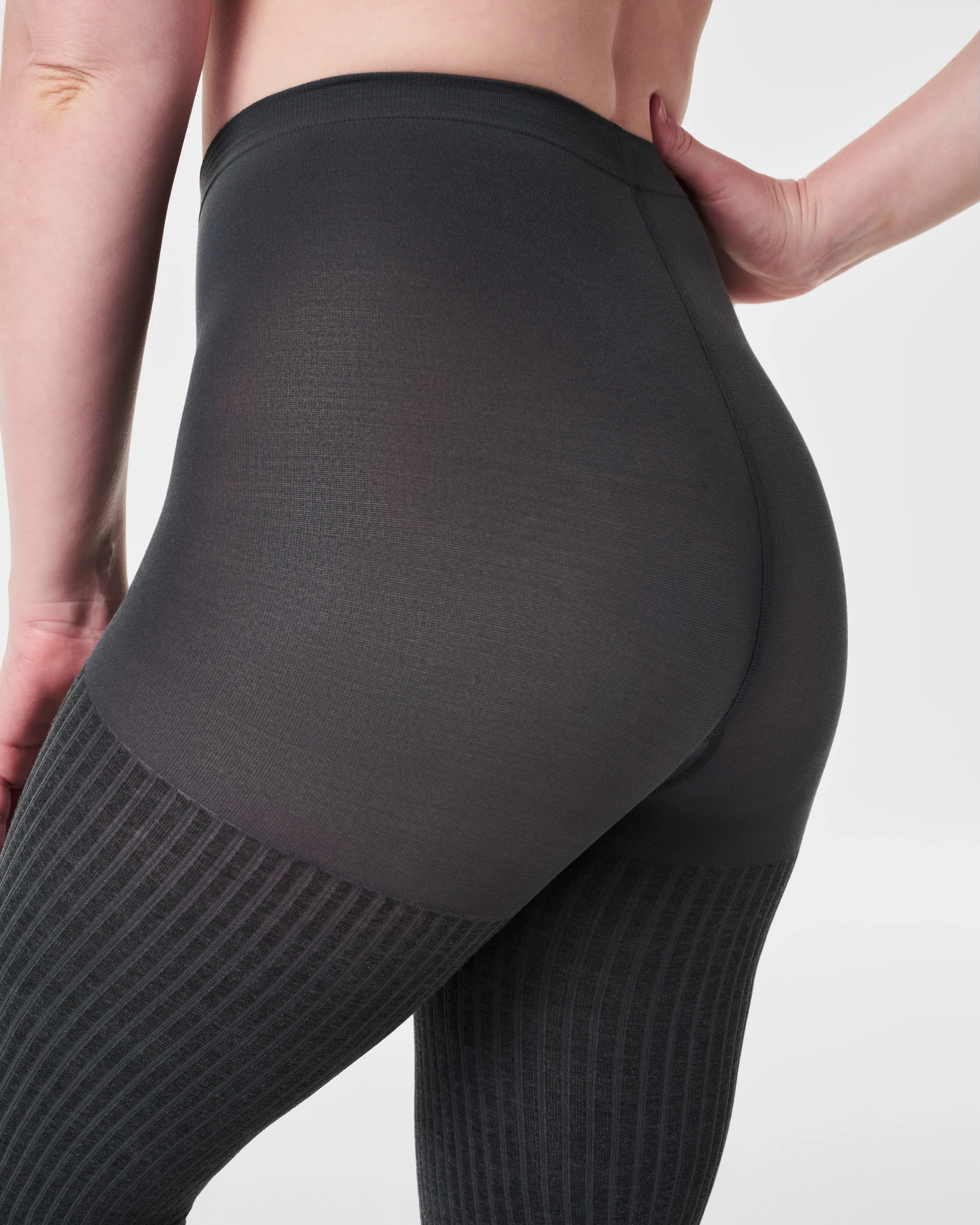 SPANXshape™ Rib Knit Shorty Tights