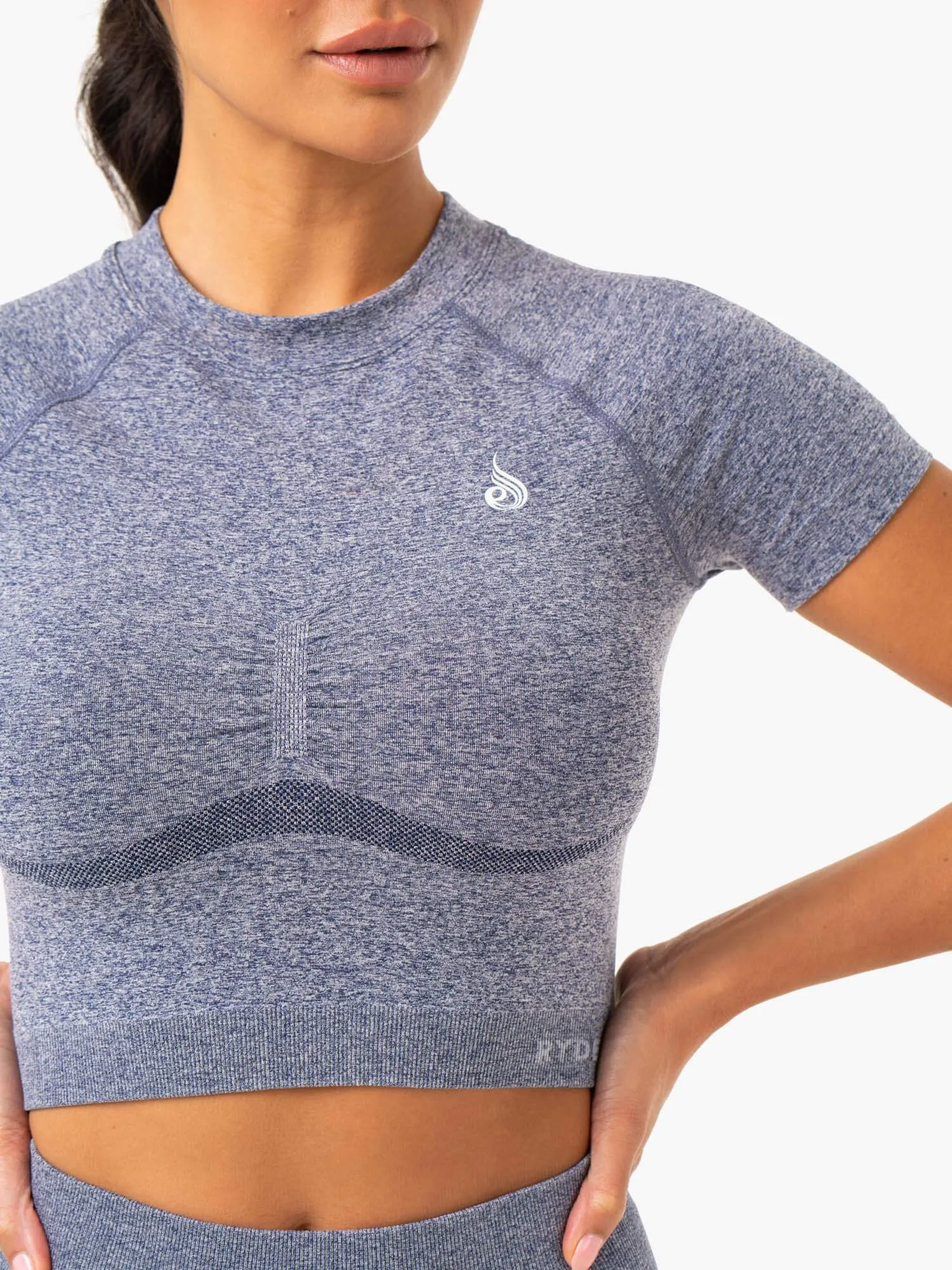 Staples Seamless T-Shirt - Navy Marl