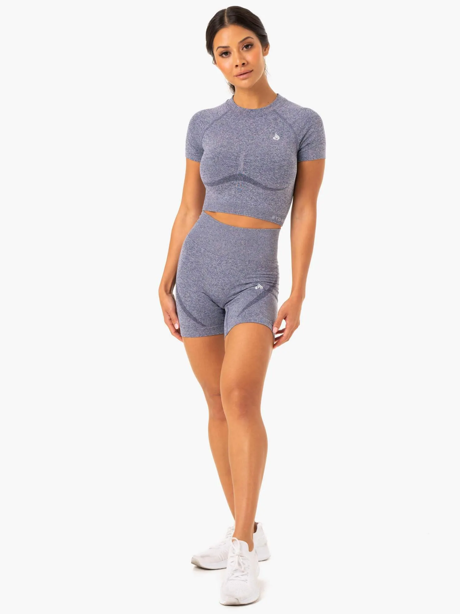 Staples Seamless T-Shirt - Navy Marl