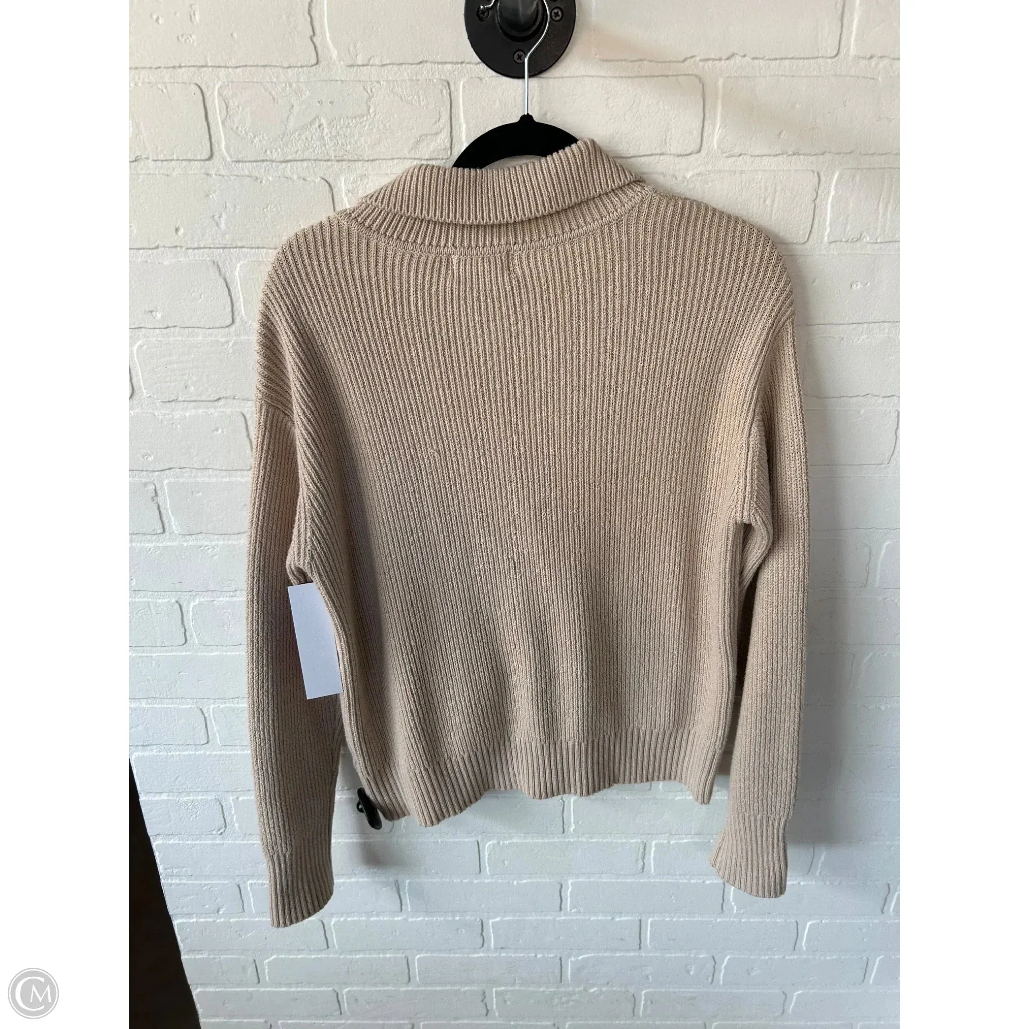 Sweater Cardigan By Evereve In Tan, Size: S