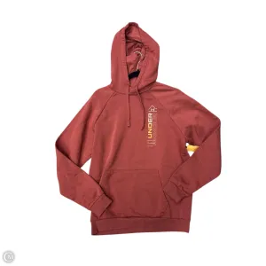 Sweatshirt Hoodie By Under Armour In Red, Size: M