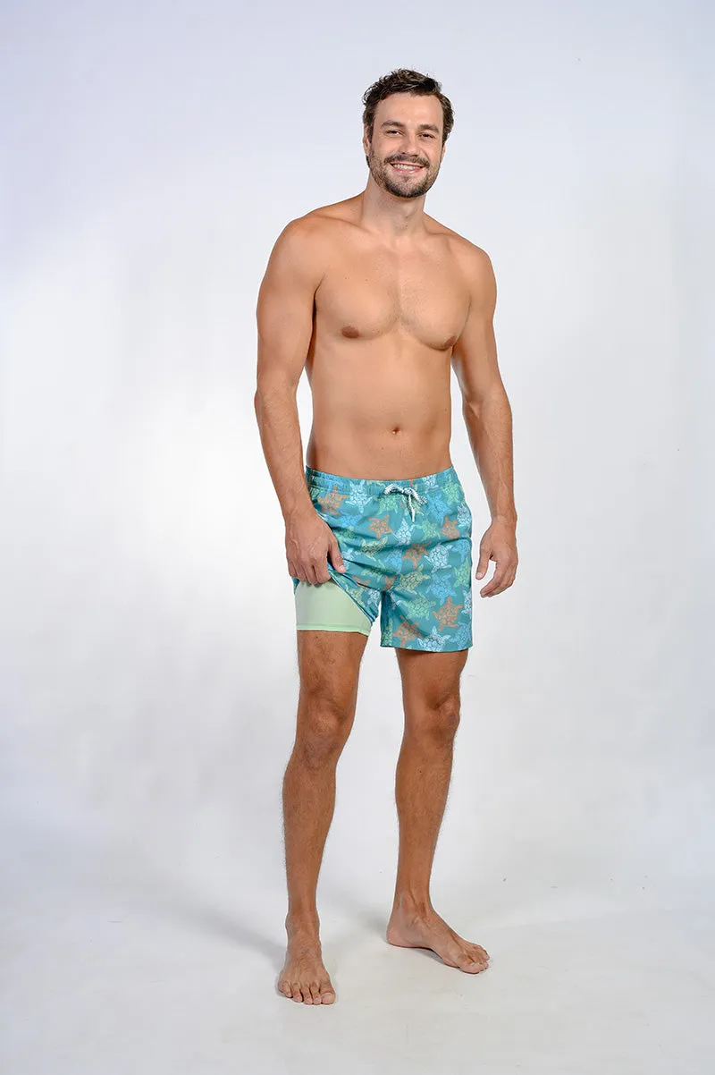 Swim Shorts With Boxer Men