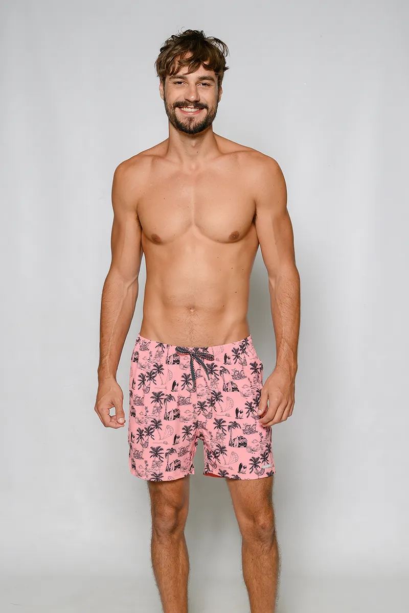 Swim Shorts With Boxer Men