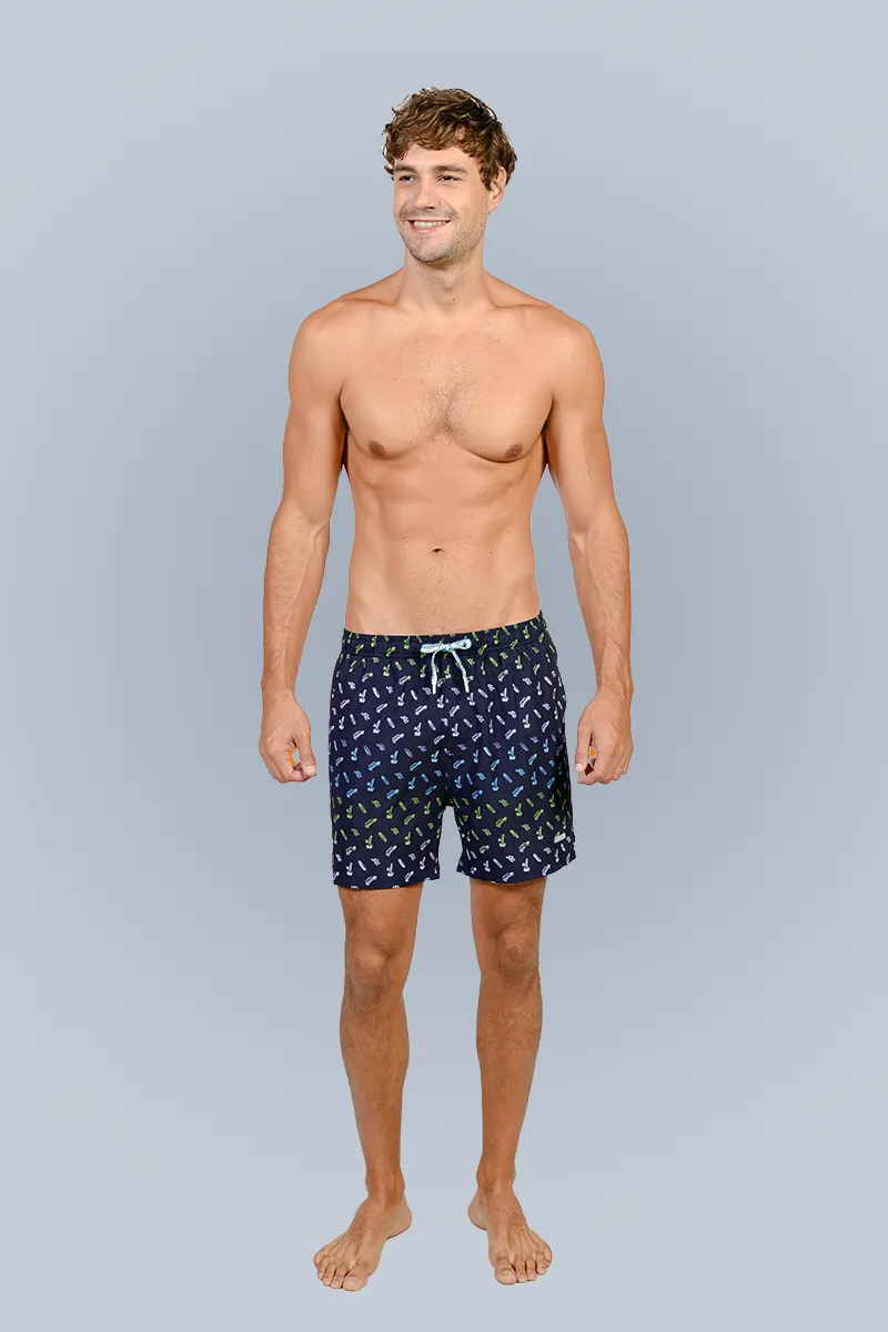 Swim Shorts With Boxer Men