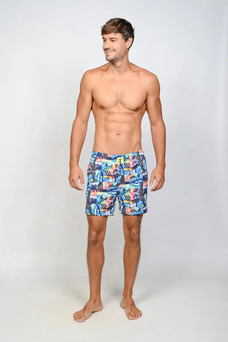 Swim Shorts With Boxer Men