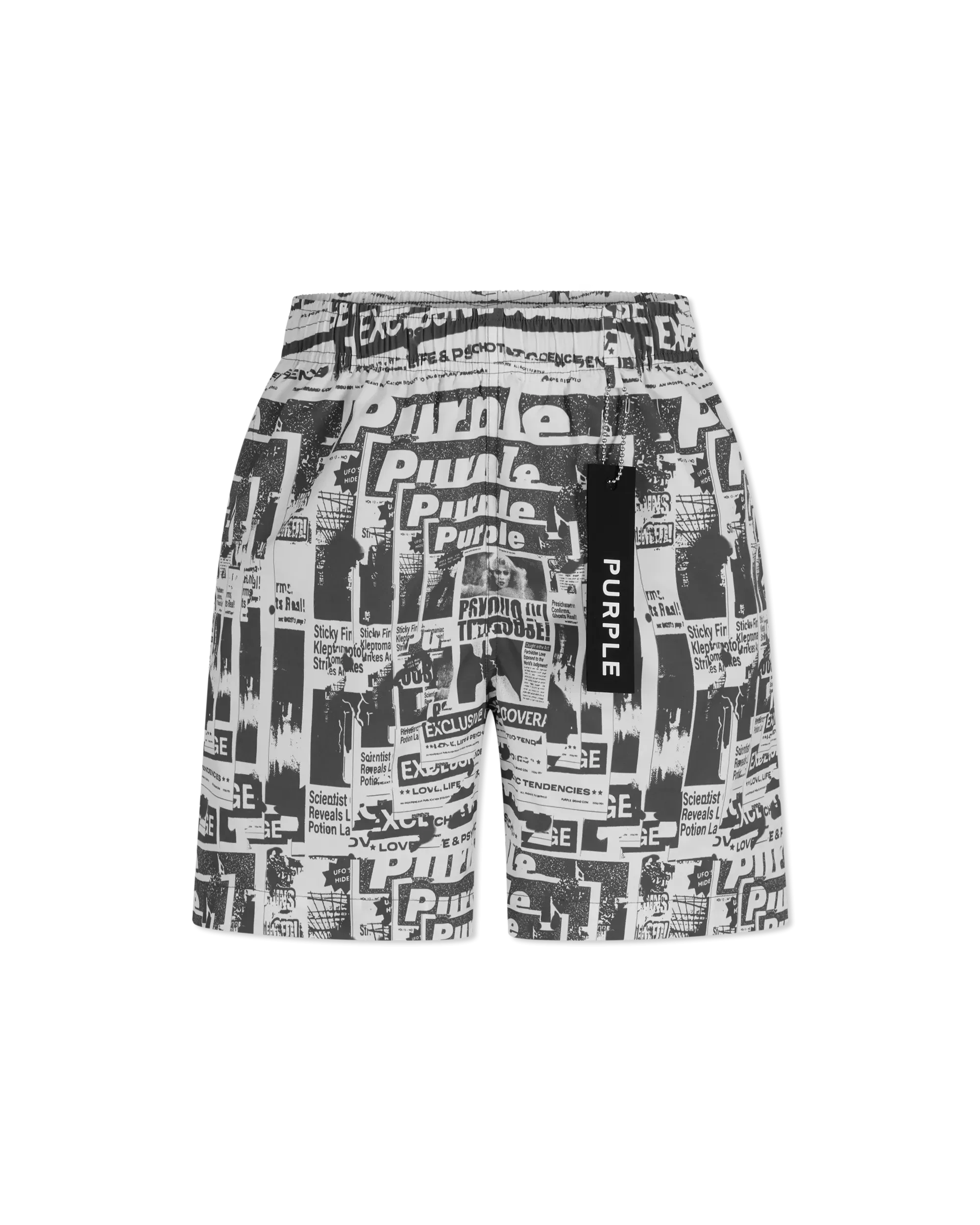 Tabloid Swim Shorts
