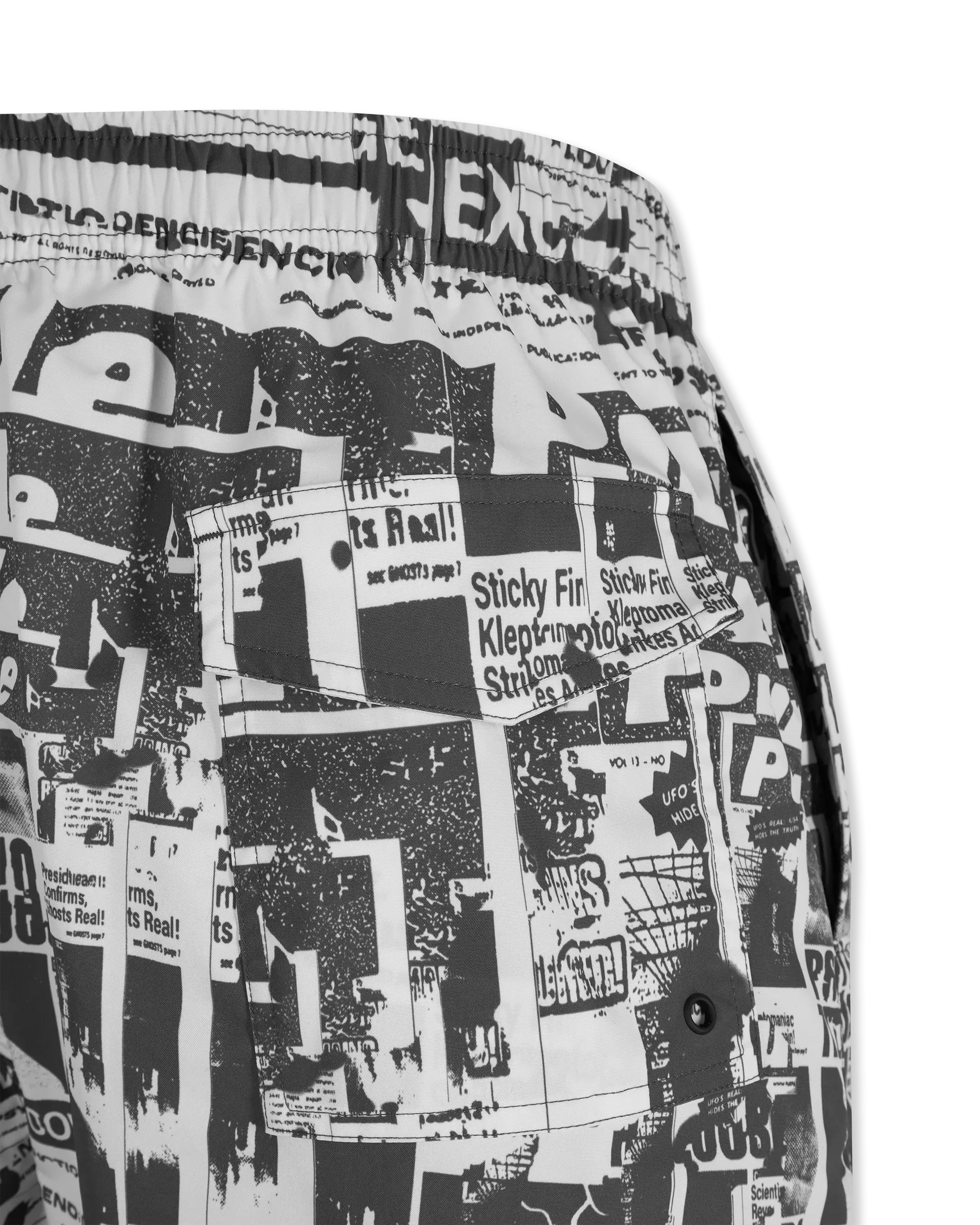 Tabloid Swim Shorts