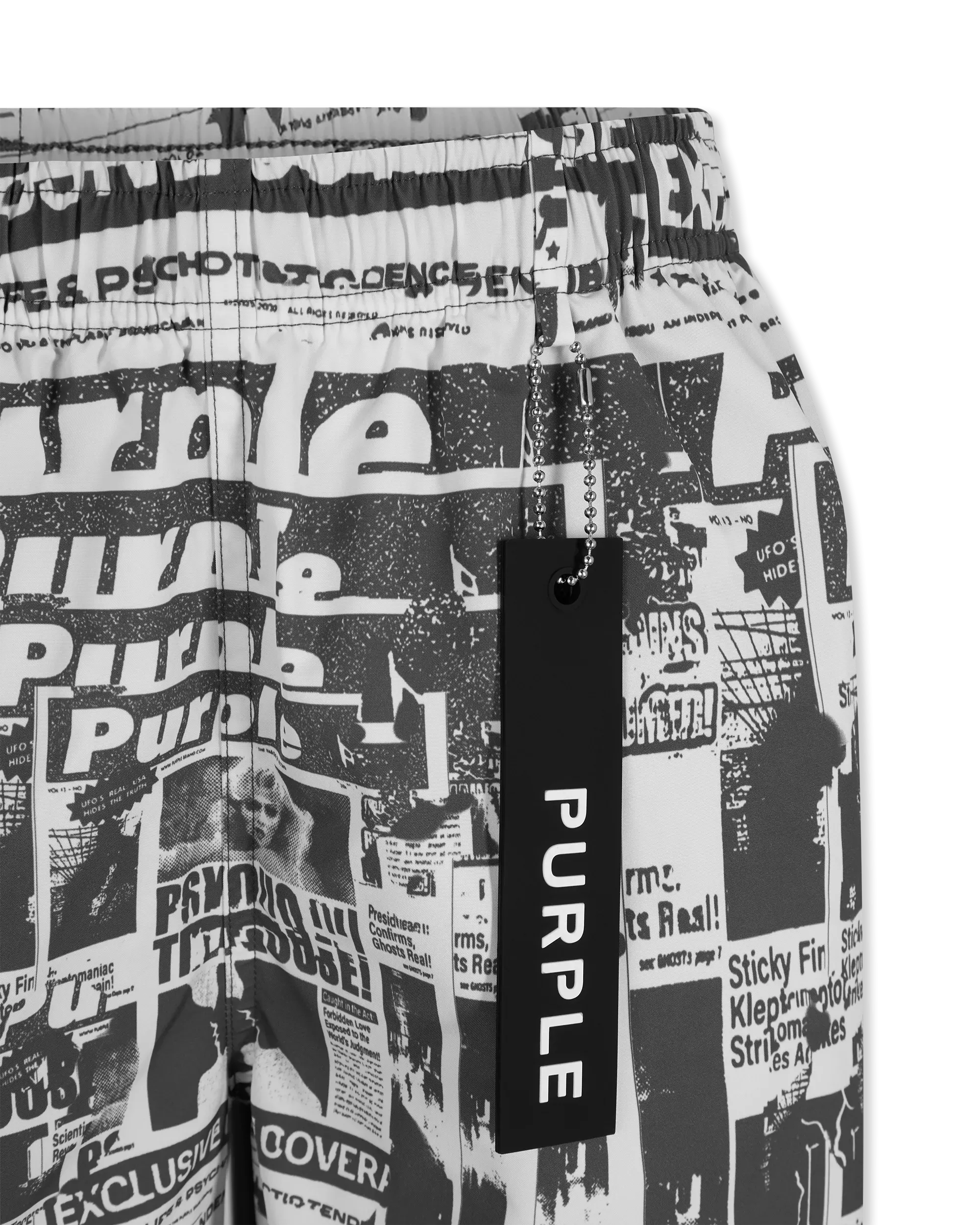 Tabloid Swim Shorts