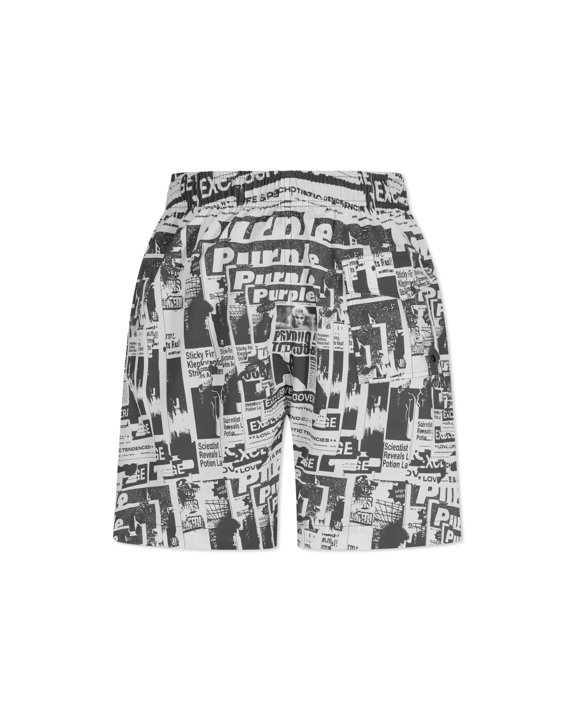 Tabloid Swim Shorts