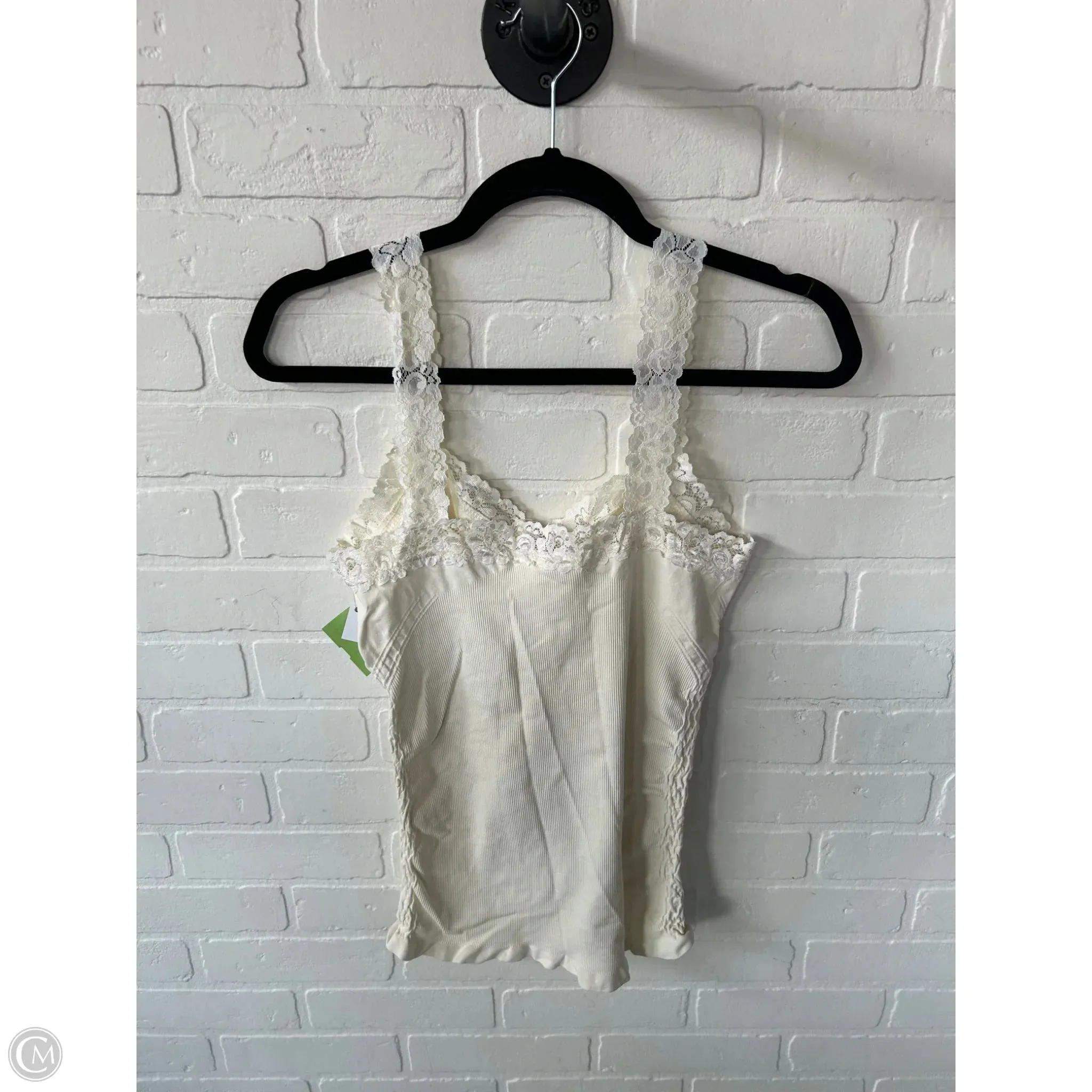 Top Cami By Clothes Mentor In Cream, Size: Osfm