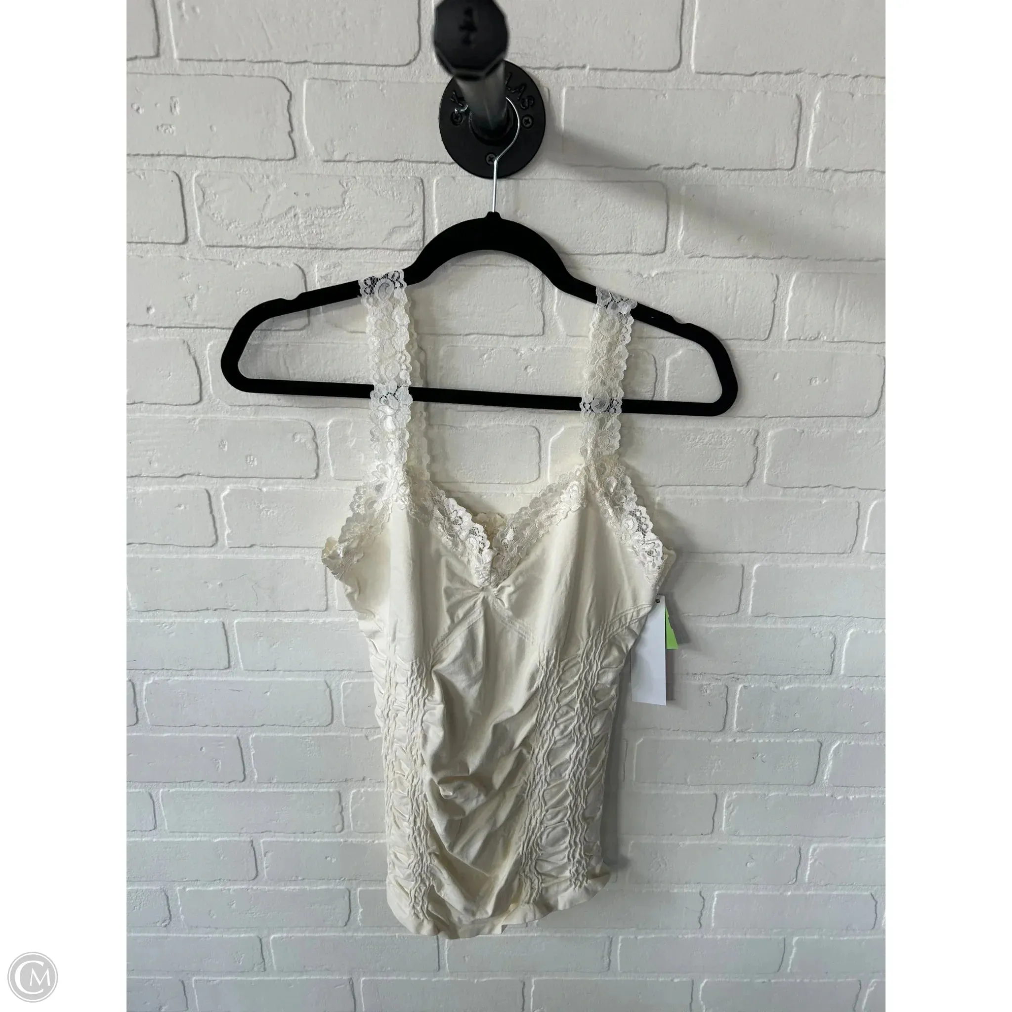 Top Cami By Clothes Mentor In Cream, Size: Osfm