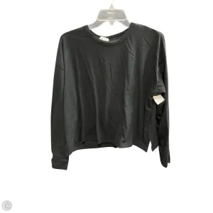 Top Long Sleeve Basic By Gap In Black, Size: M