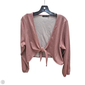 Top Long Sleeve By Boohoo Boutique In Pink, Size: 18