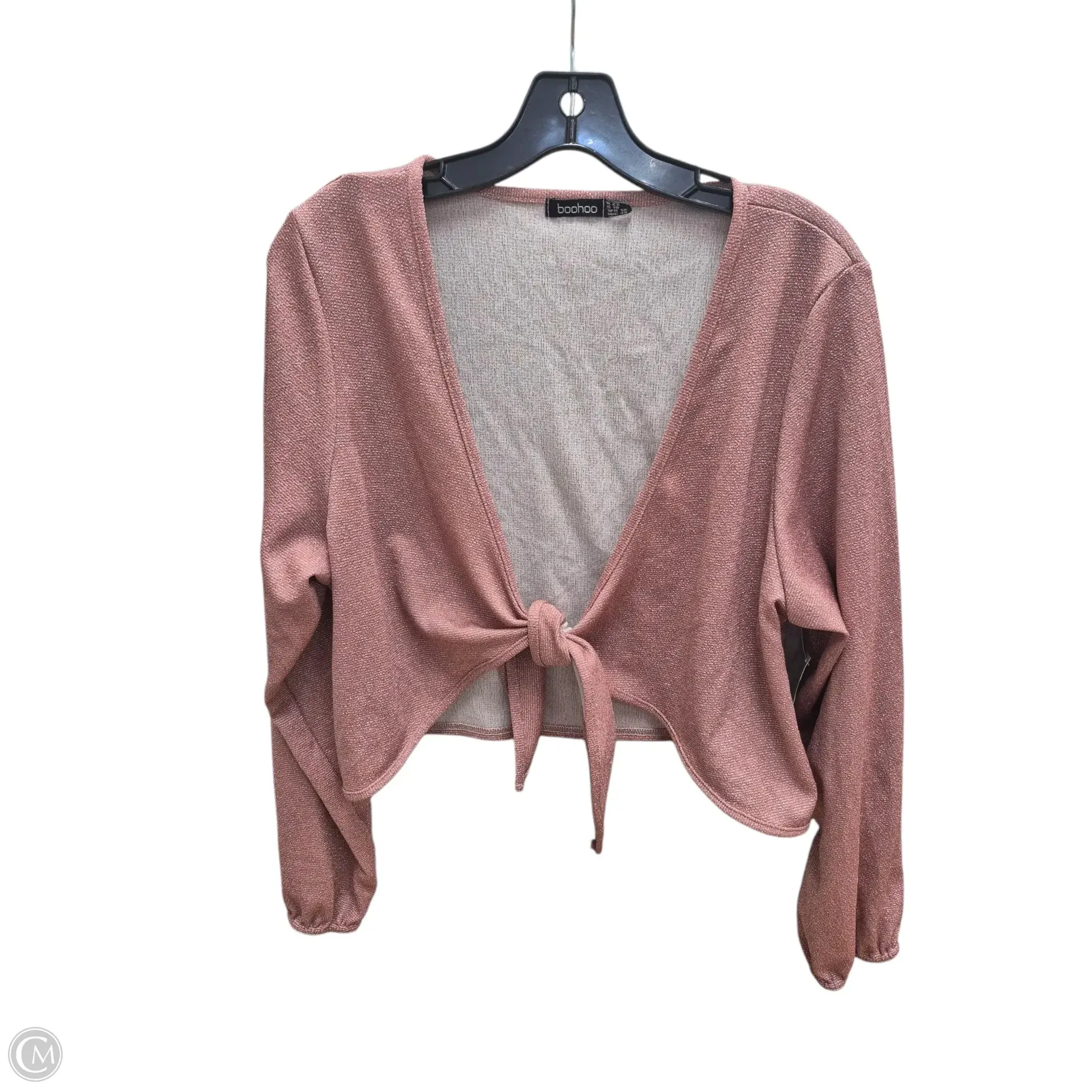 Top Long Sleeve By Boohoo Boutique In Pink, Size: 18