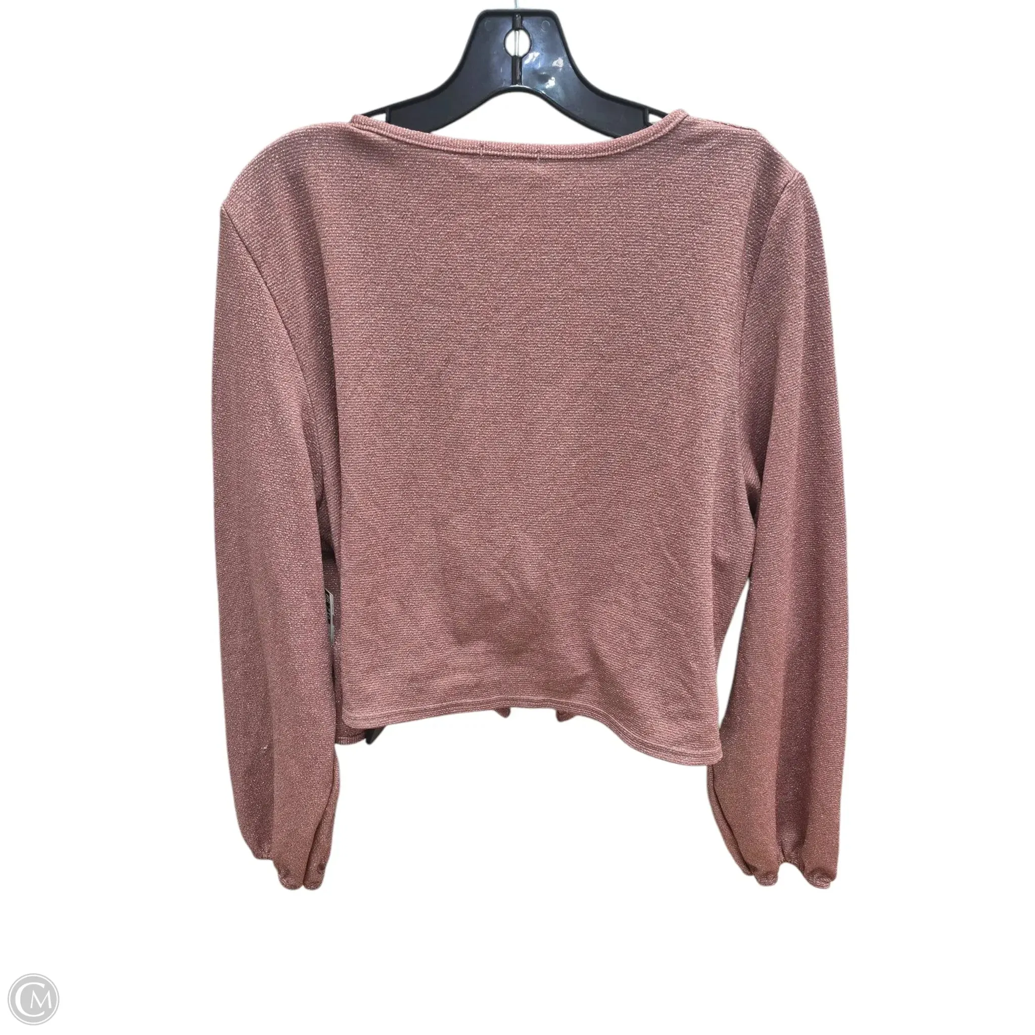 Top Long Sleeve By Boohoo Boutique In Pink, Size: 18