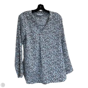 Top Long Sleeve By Clothes Mentor In Blue, Size: M