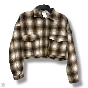 Top Long Sleeve By Clothes Mentor In Plaid Pattern, Size: S