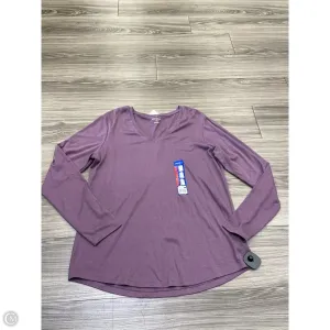 Top Long Sleeve By Eddie Bauer In Purple, Size: Xl